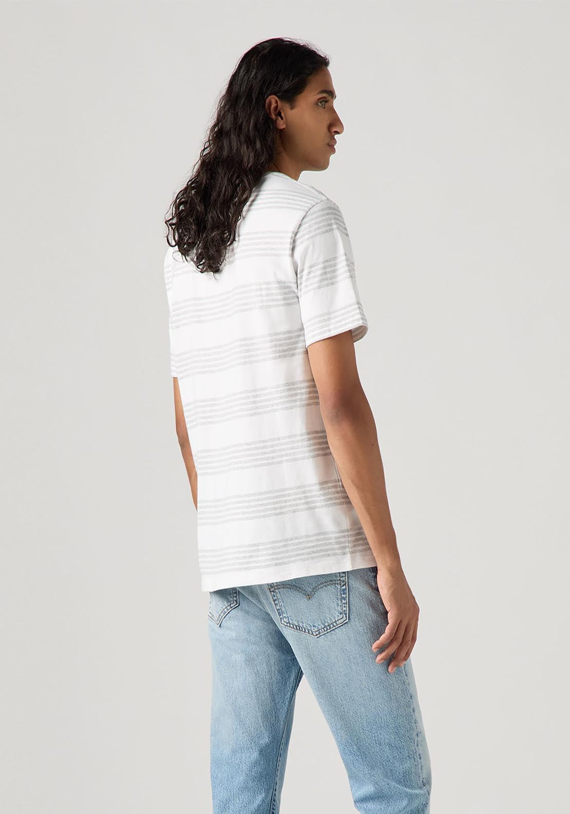 Levis Original Housemark Tee - Baste Stripe Bright 2 Shaws Department Stores