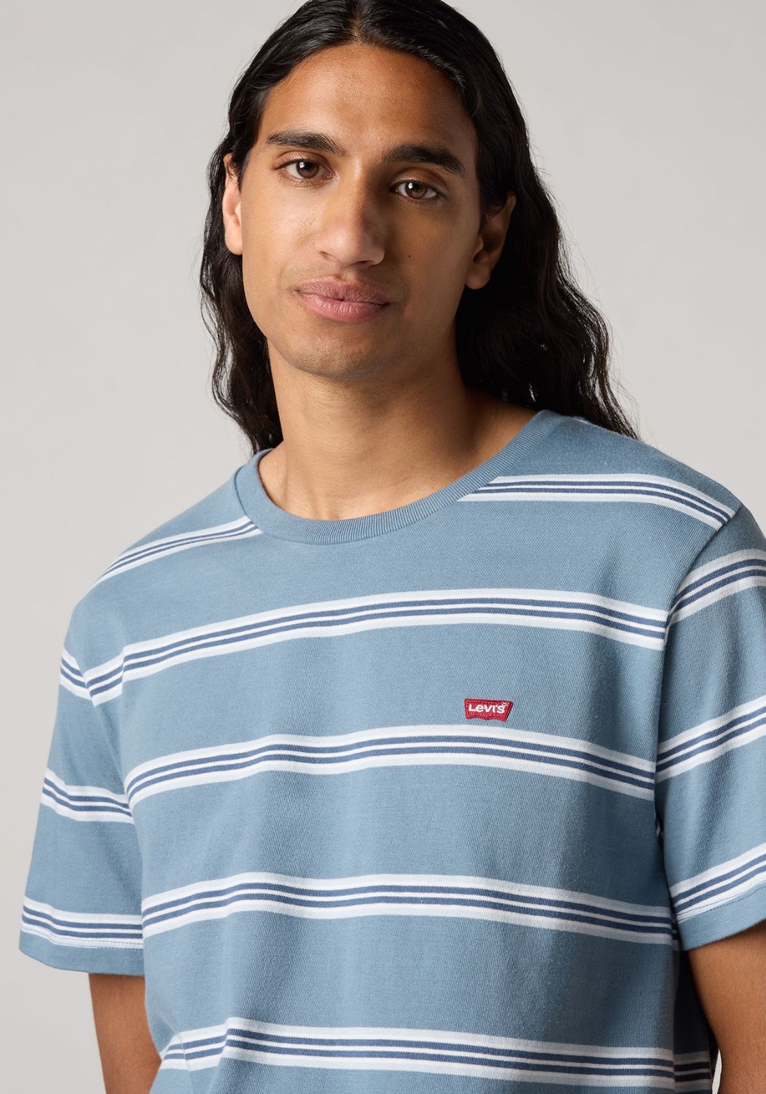 Levis Original Housemark Tee - Rowan Stripe Steam B 3 Shaws Department Stores