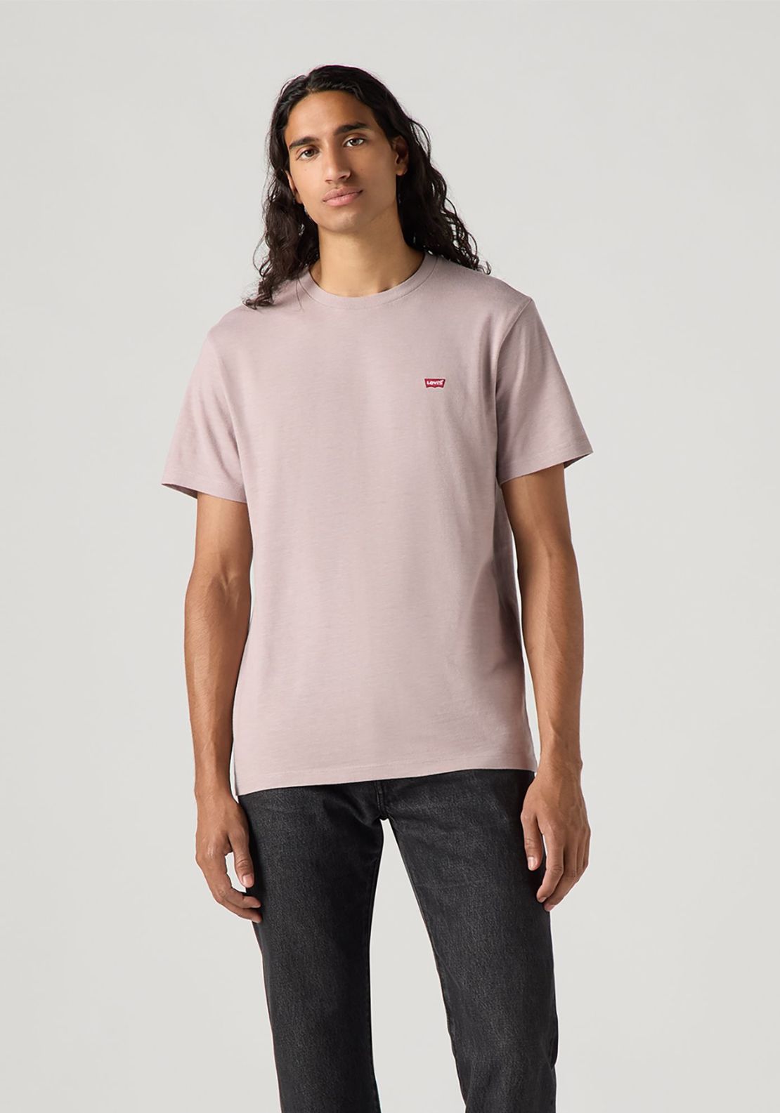 Levis Original Housemark Tee - Purple Dove 1 Shaws Department Stores