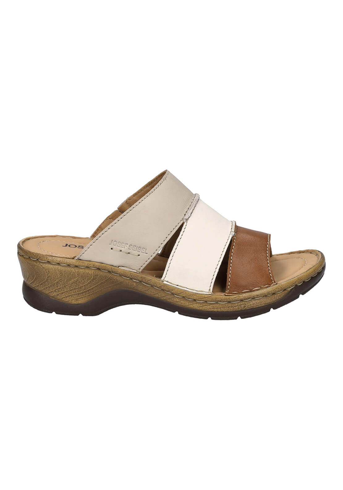 Josef Seibel Catalonia 86 Wedge Sandals - Cognac 4 Shaws Department Stores