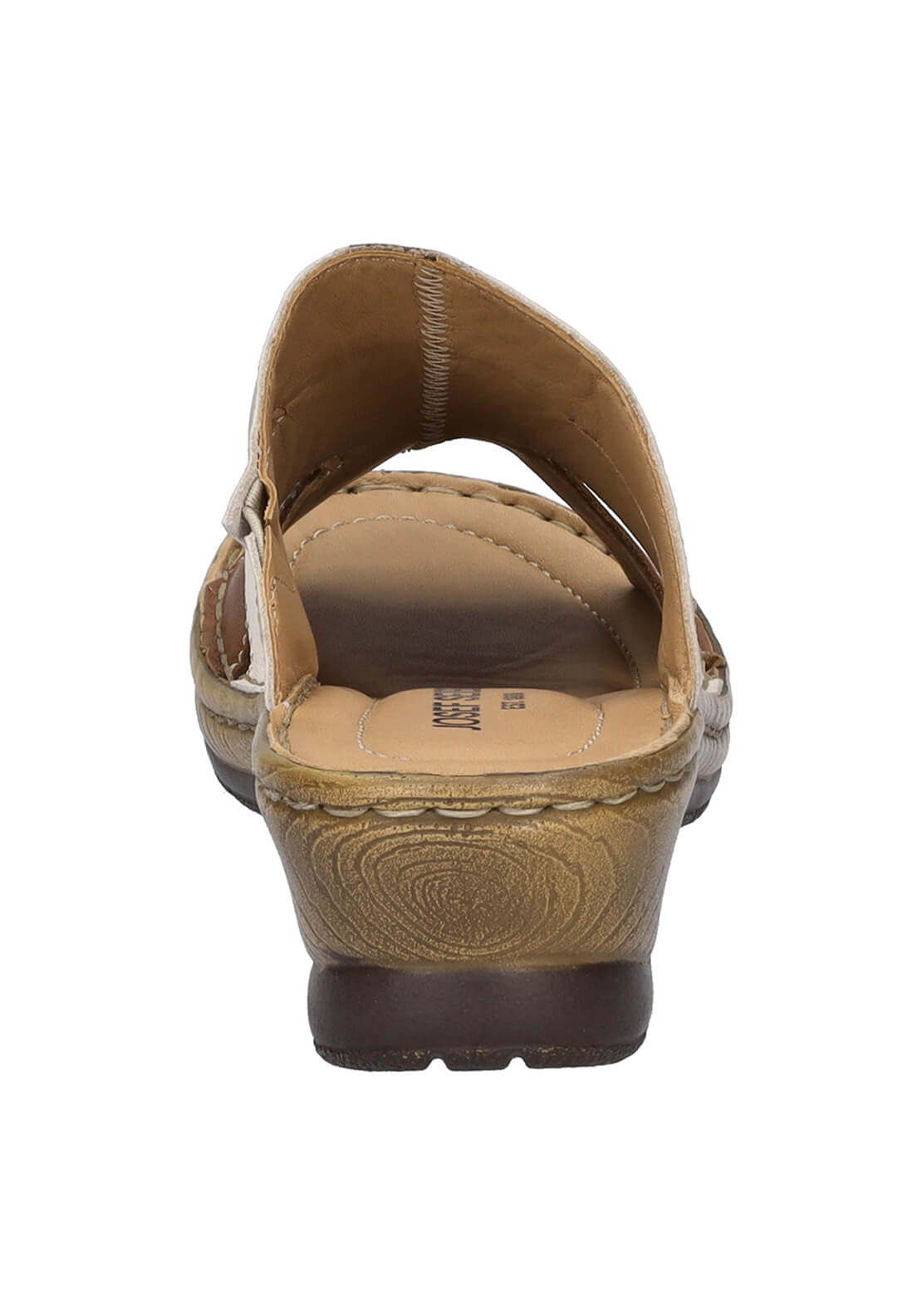Josef Seibel Catalonia 86 Wedge Sandals - Cognac 7 Shaws Department Stores