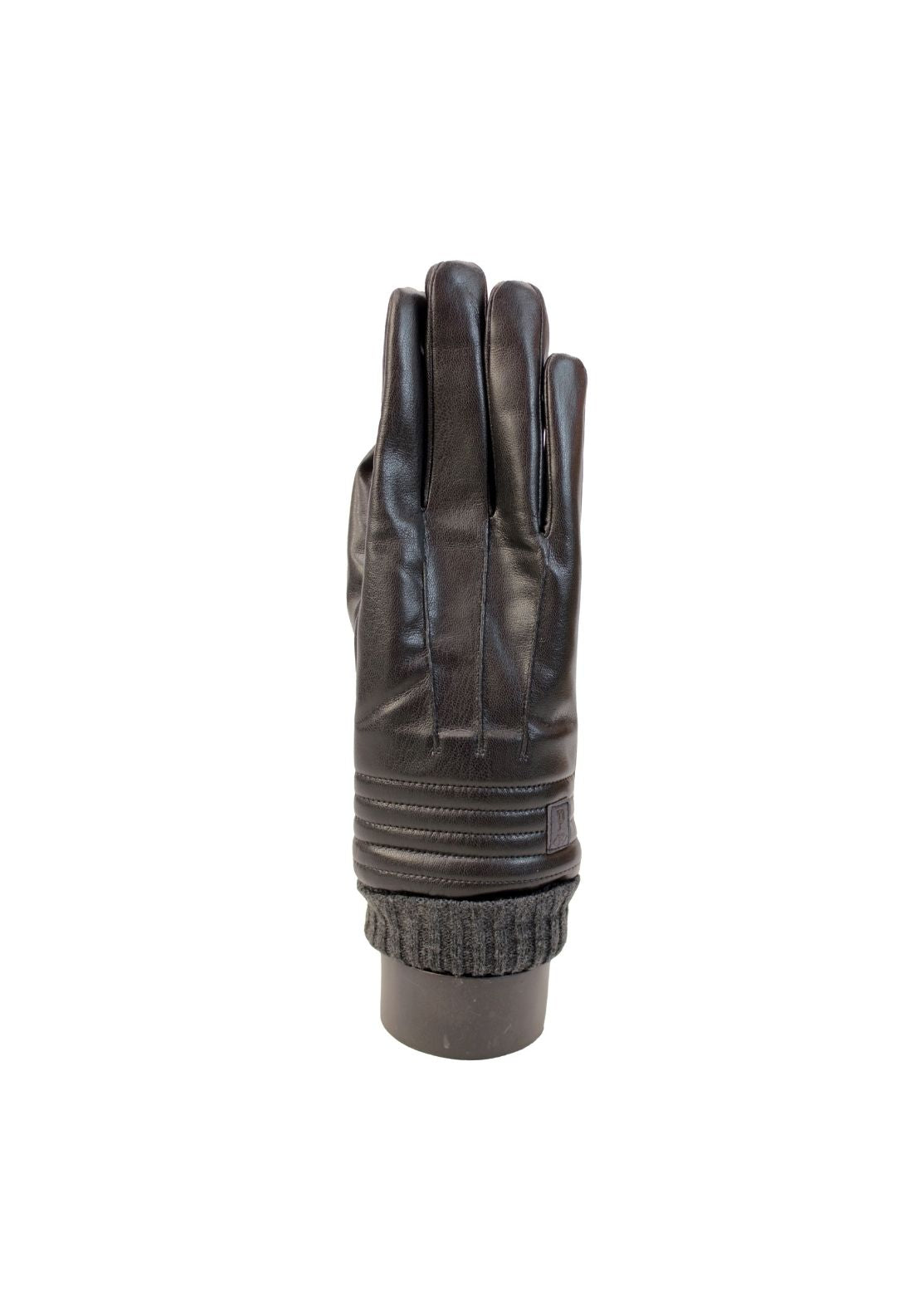 Something Special Leather Look Gloves With Knit Cuff - Black M/l 2 Shaws Department Stores
