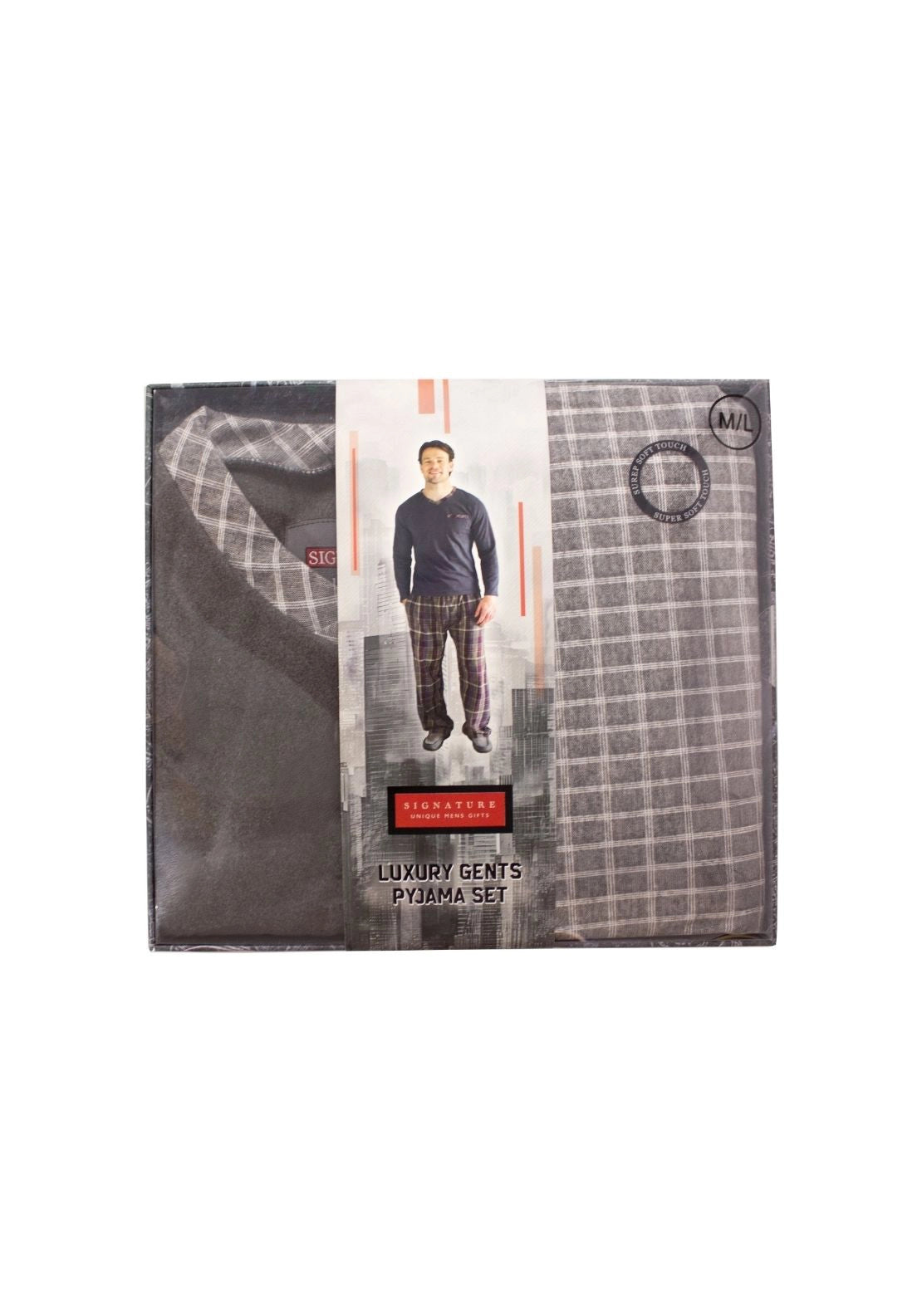 Something Special Luxury Pyjama Set - Steel 1 Shaws Department Stores