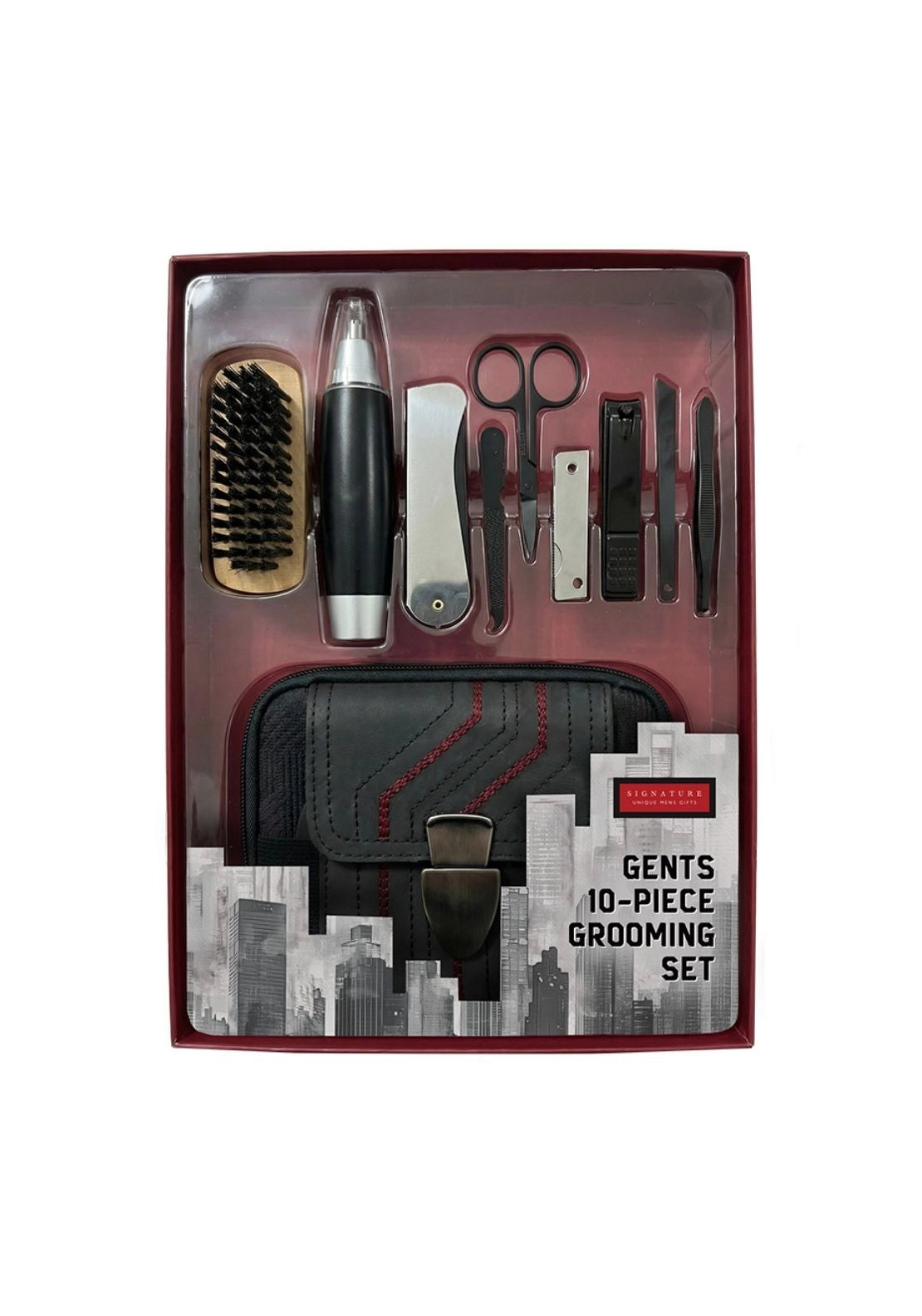 Something Special Essentials Utility Bag 10 Piece Grooming Set - Black 1 Shaws Department Stores