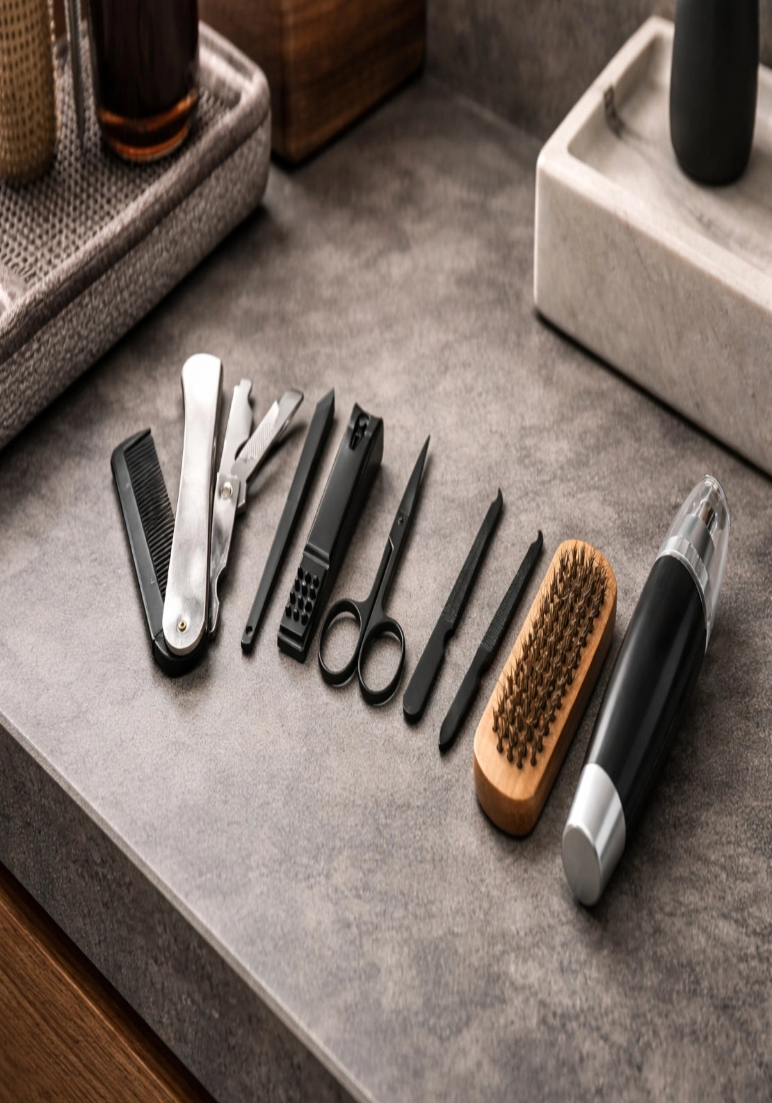 Something Special Essentials Utility Bag 10 Piece Grooming Set - Black 4 Shaws Department Stores
