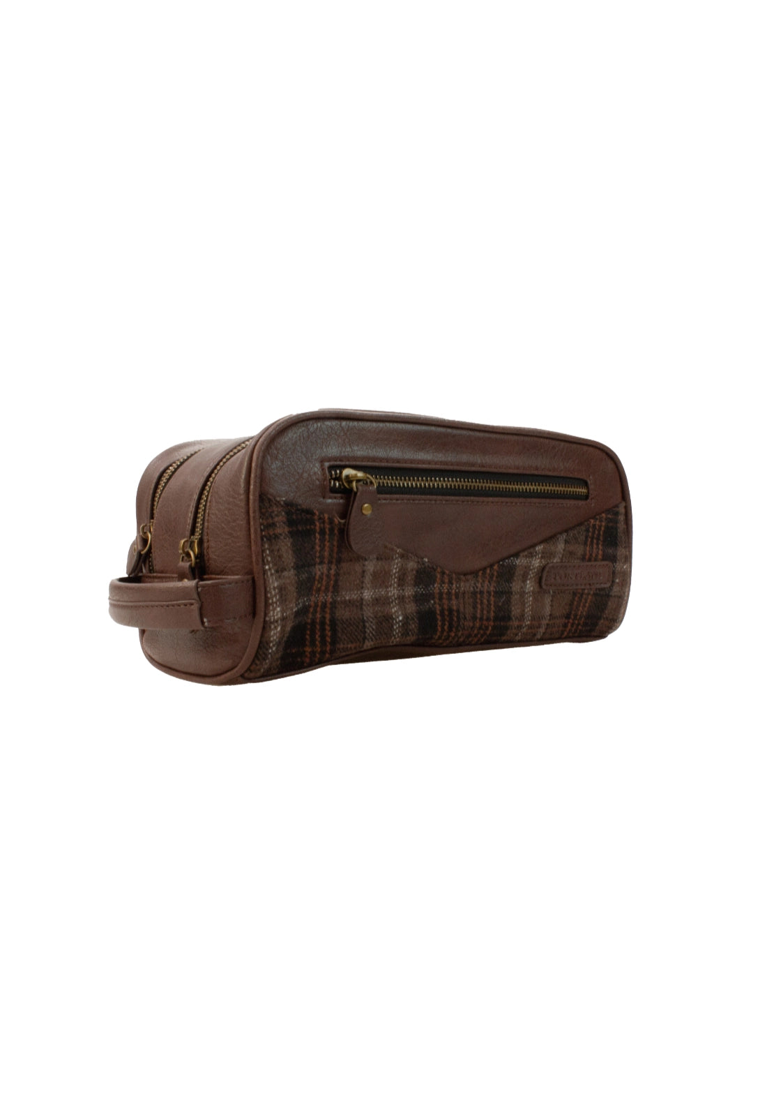 Something Special Double Compartment Washbag - Brown 2 Shaws Department Stores