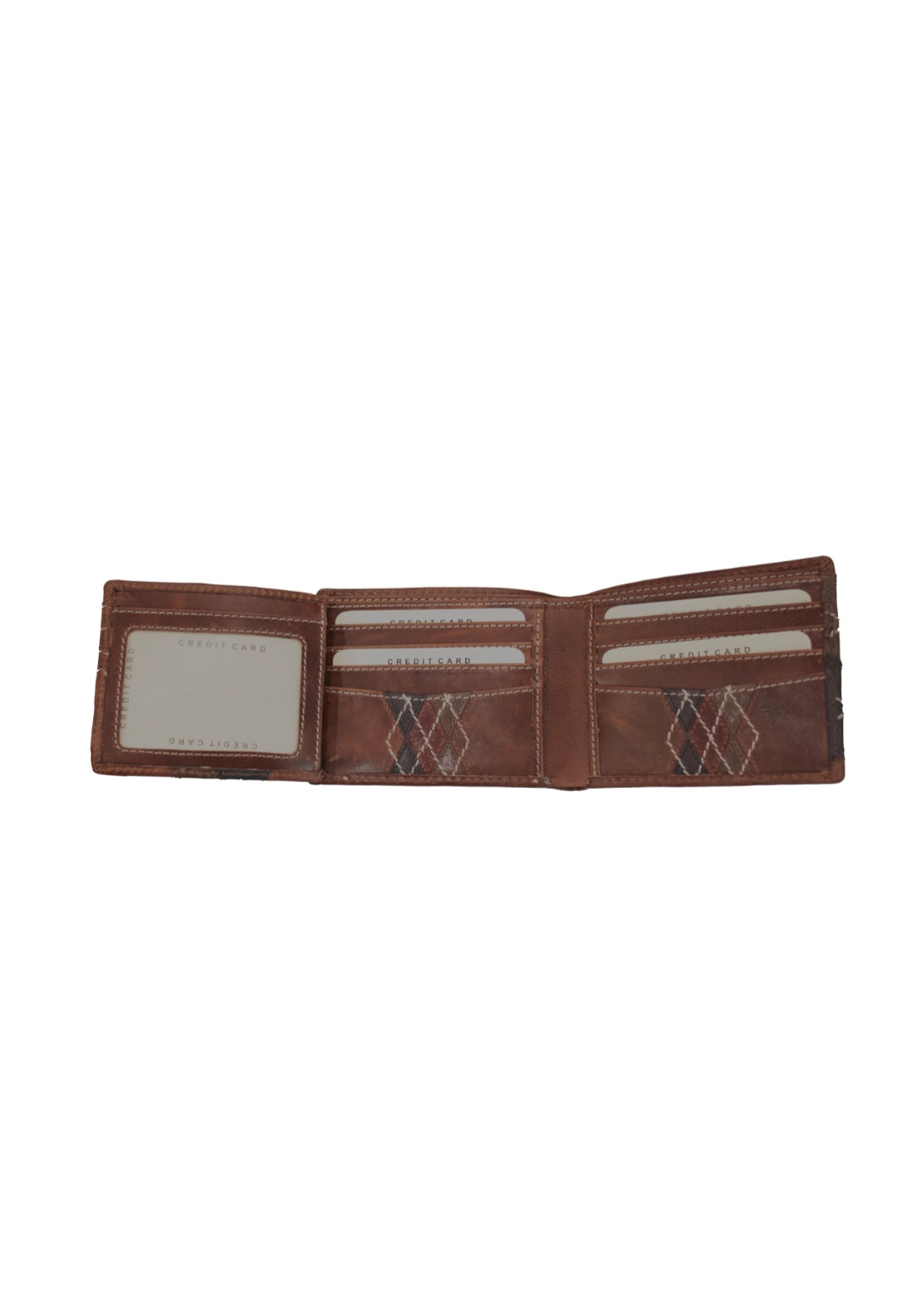Something Special Genuine Leather Billfold Wallet With Rfid - Argyle 3 Shaws Department Stores