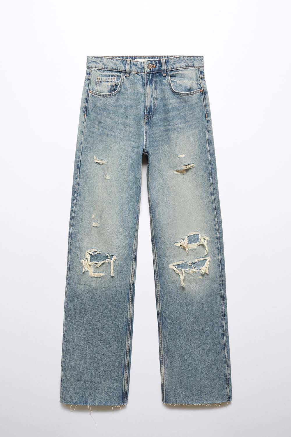 Mango Ripped covered jeans 5 Shaws Department Stores