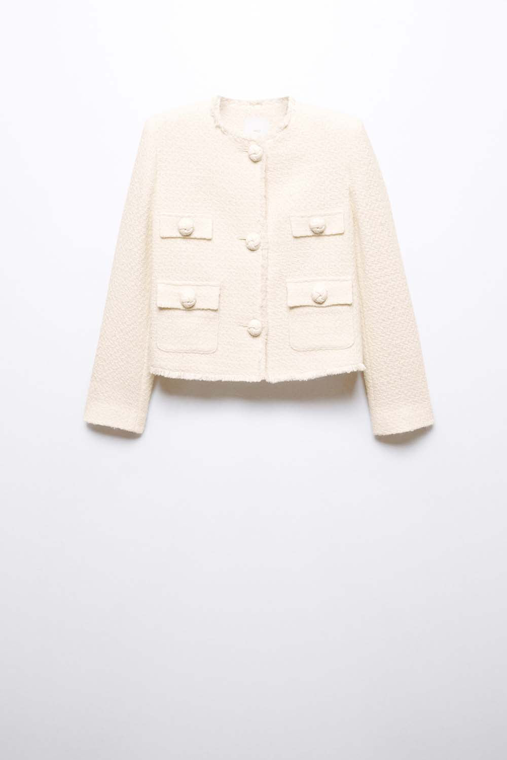 Pocket tweed jacket