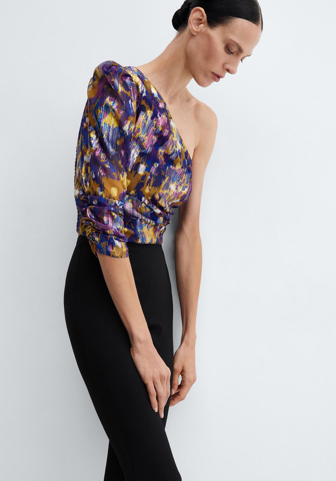 Mango Crop off-shoulder blouse 2 Shaws Department Stores