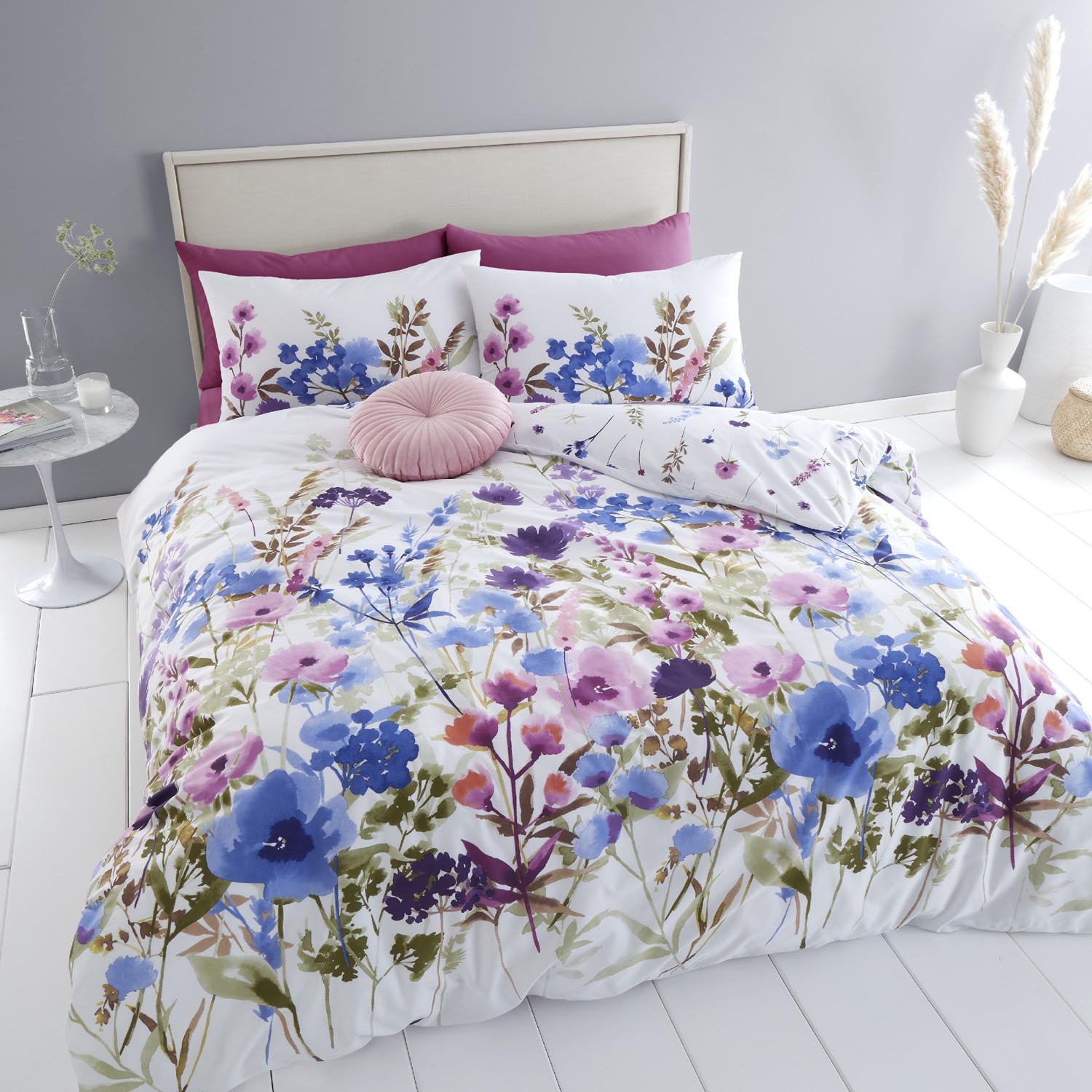 The Home Collection Vibrant Floral Bloom Duvet Cover Set 1 Shaws Department Stores