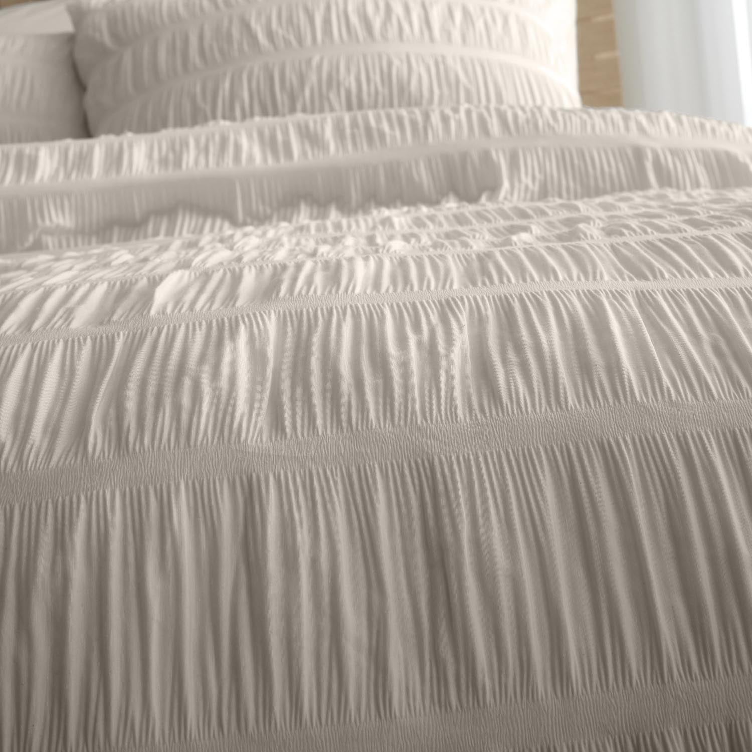 The Home Luxury Collection Textured Seersucker Duvet Cover 2 Shaws Department Stores