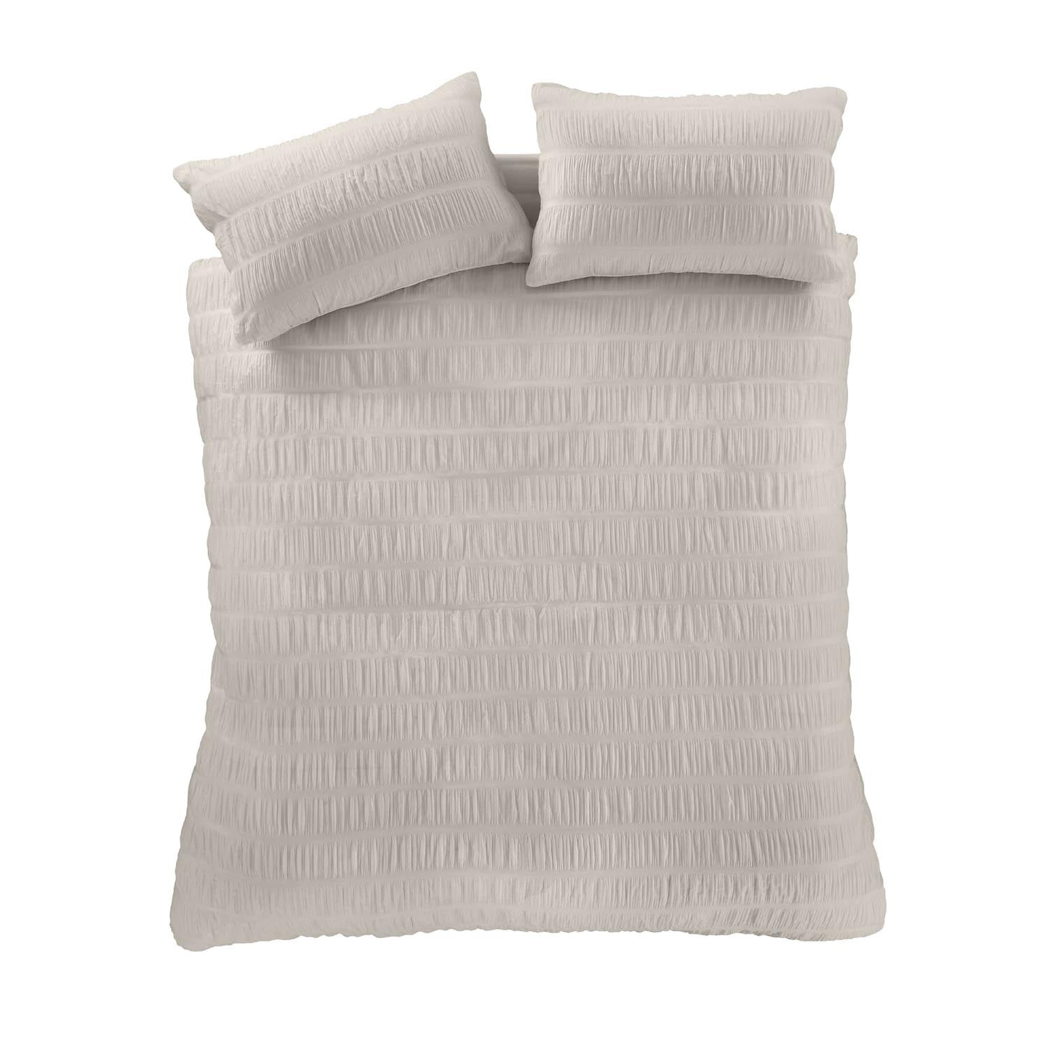 The Home Luxury Collection Textured Seersucker Duvet Cover 4 Shaws Department Stores