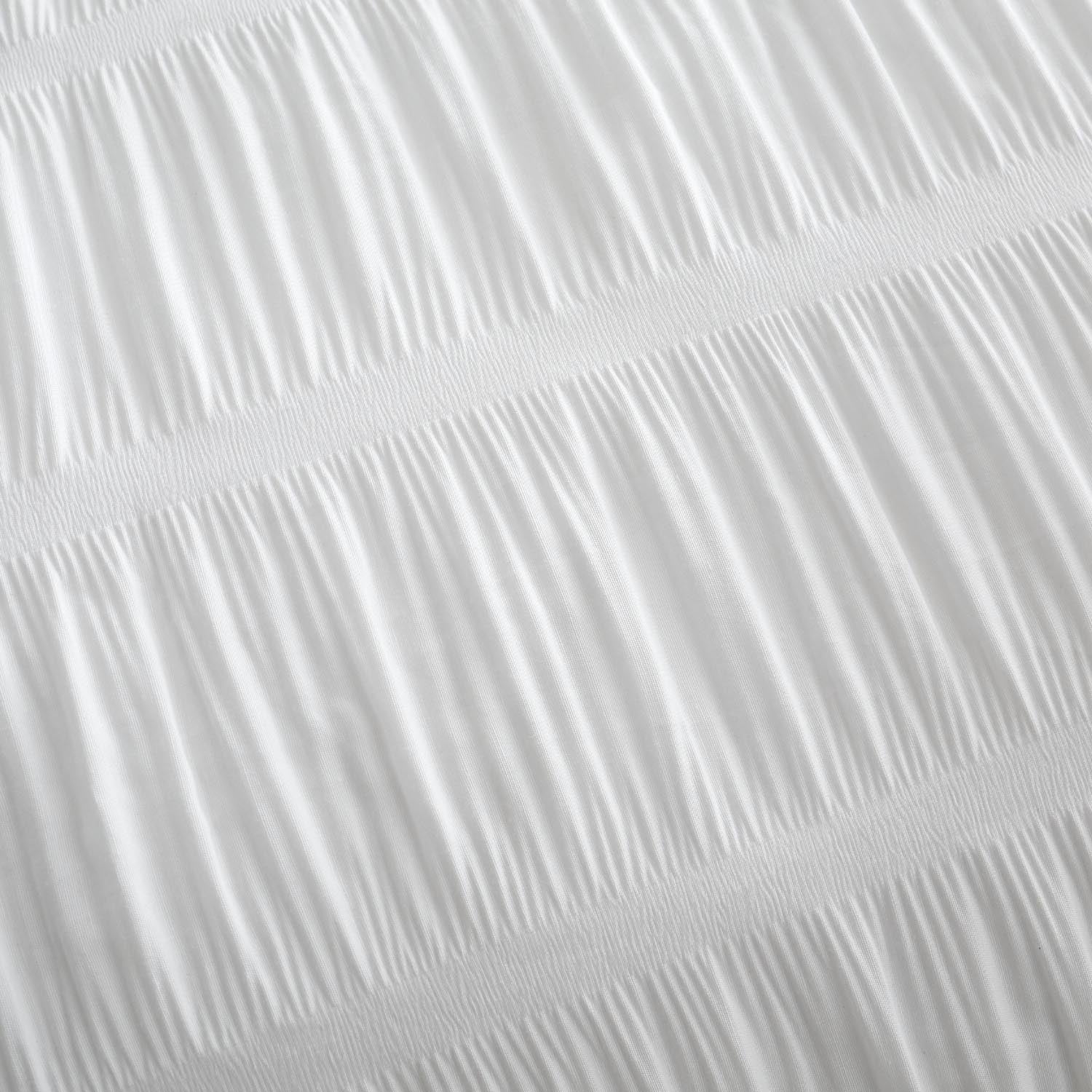 The Home Luxury Collection Textured Seersucker Duvet Cover Set - White 4 Shaws Department Stores