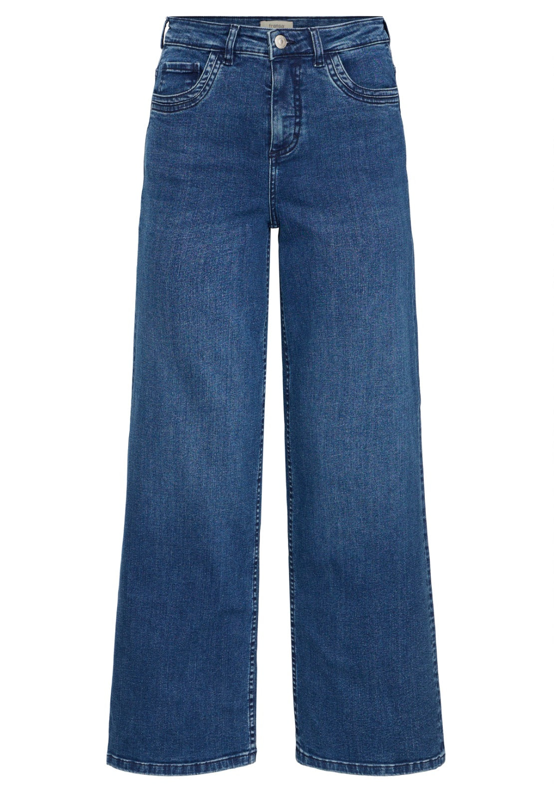 Fransa Minimal Cropped Denim Jeans - Denim 2 Shaws Department Stores