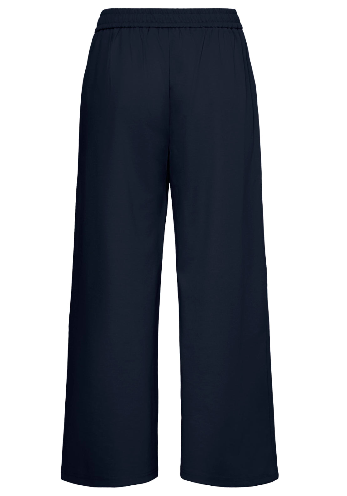 Fransa Ankle Grazer Casual Trousers - Blue 3 Shaws Department Stores
