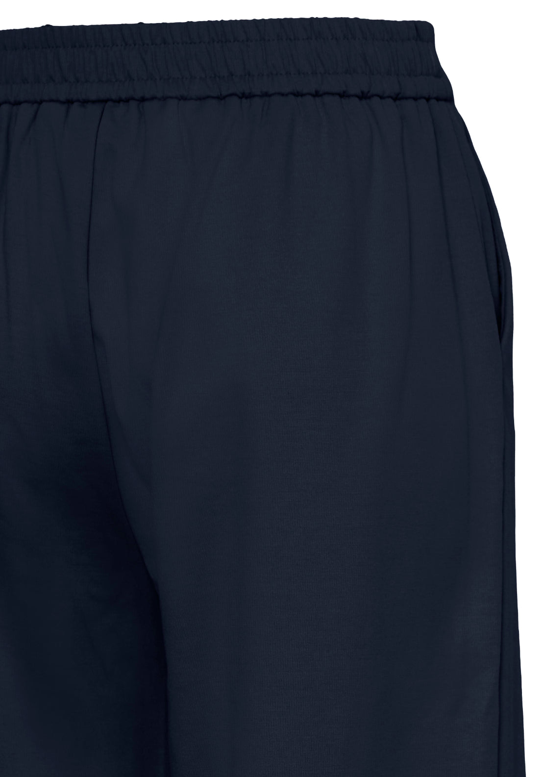 Fransa Ankle Grazer Casual Trousers - Blue 4 Shaws Department Stores