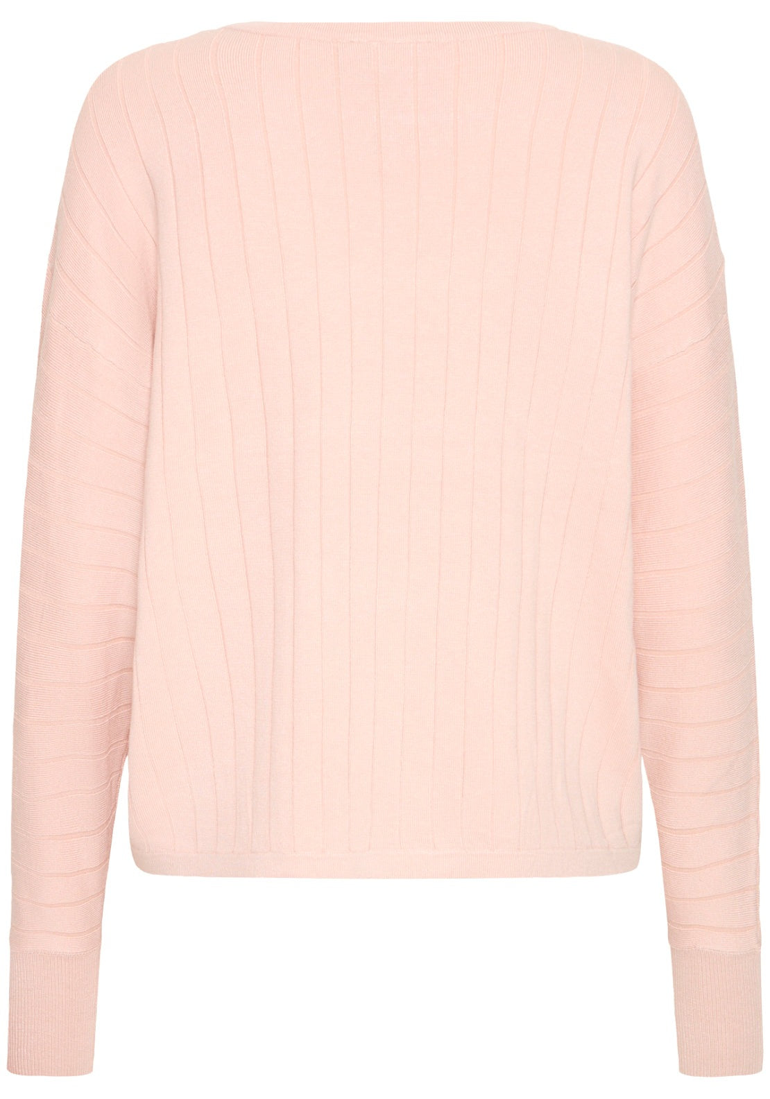 Fransa Relaxed Long Sleeve Knit - Rose Smoke 2 Shaws Department Stores