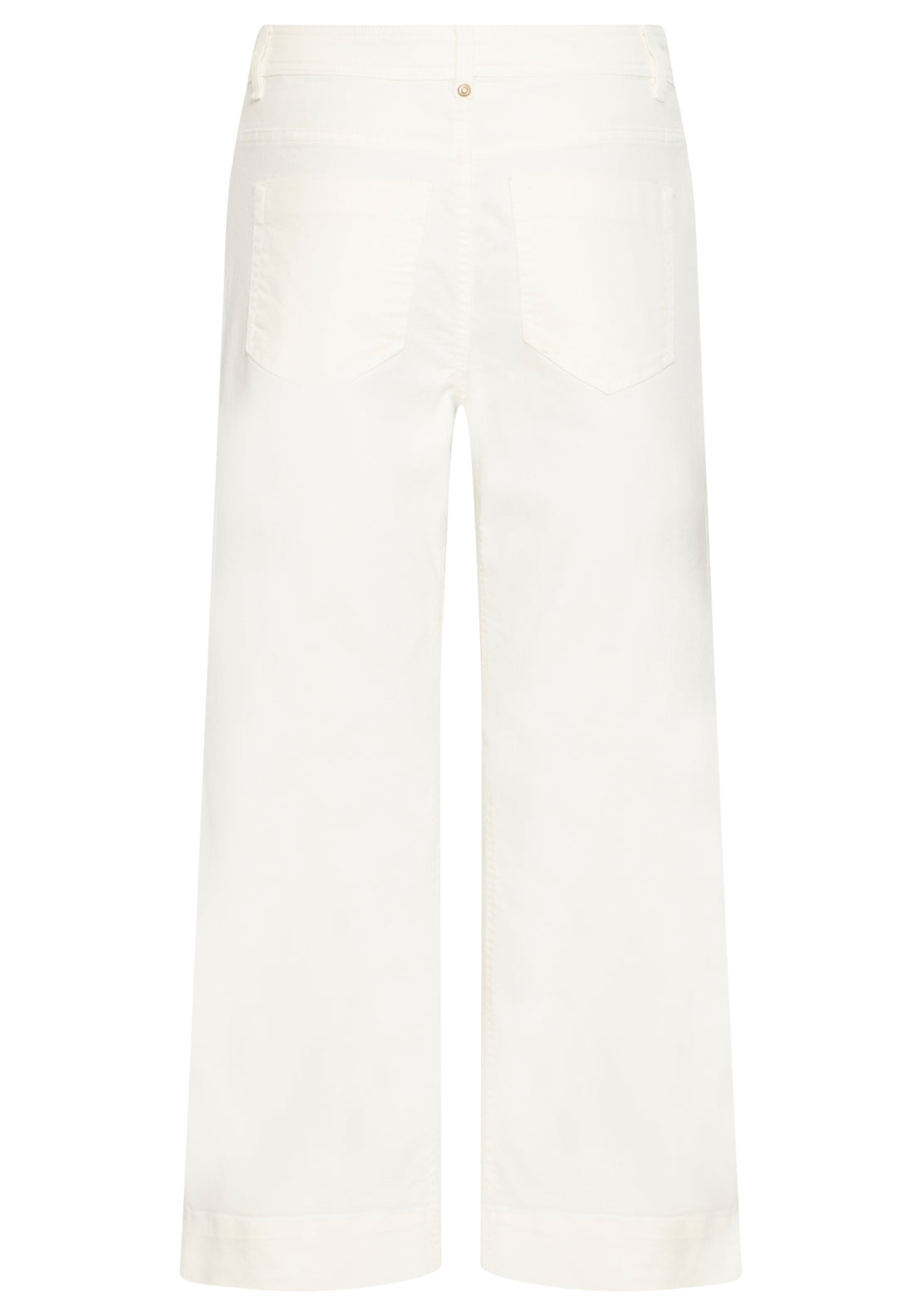 Fransa Flattering Ankle Grazer Jeans - White Denim 3 Shaws Department Stores