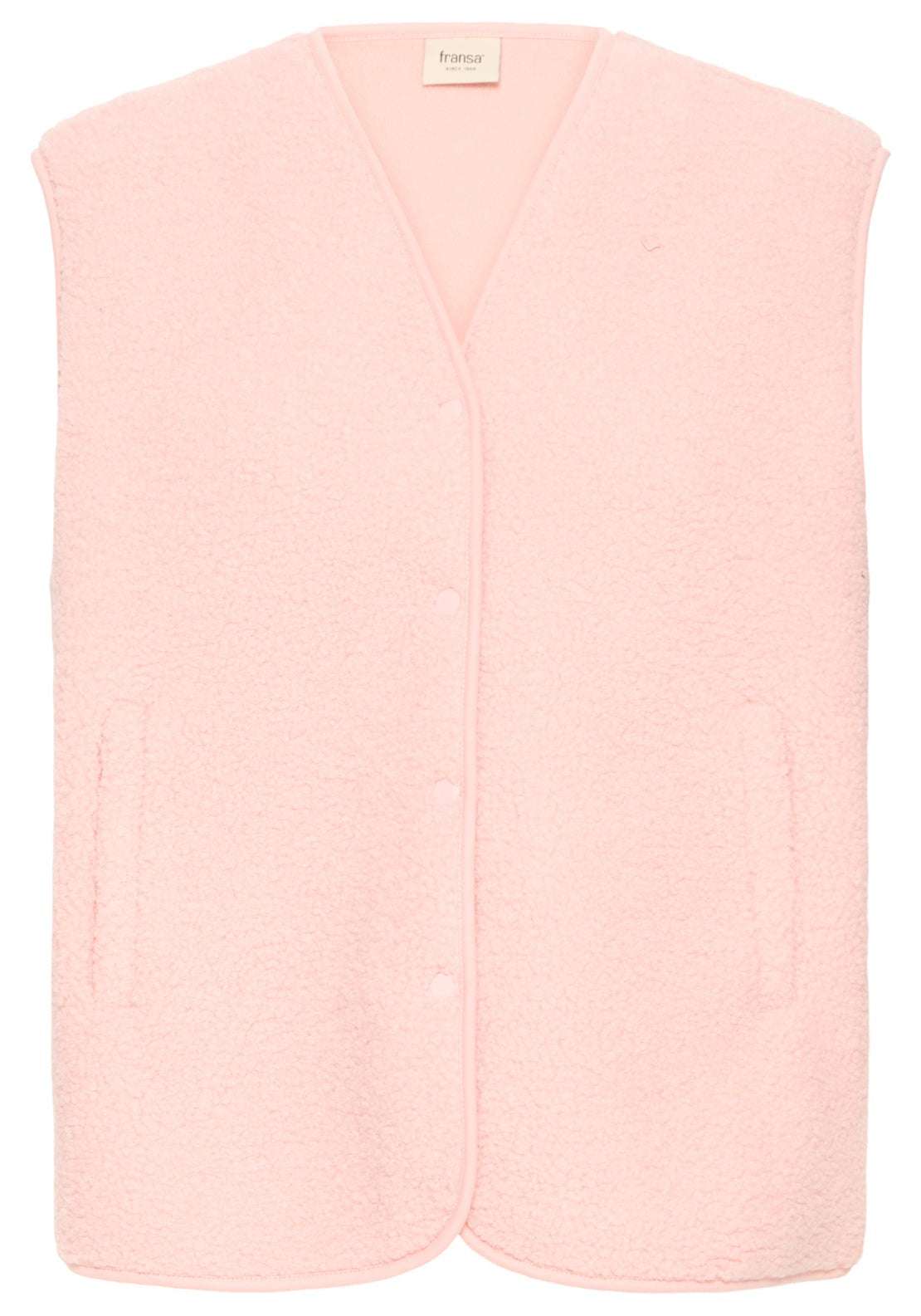 Fransa Structured Waistcoat - Rose Smoke 2 Shaws Department Stores