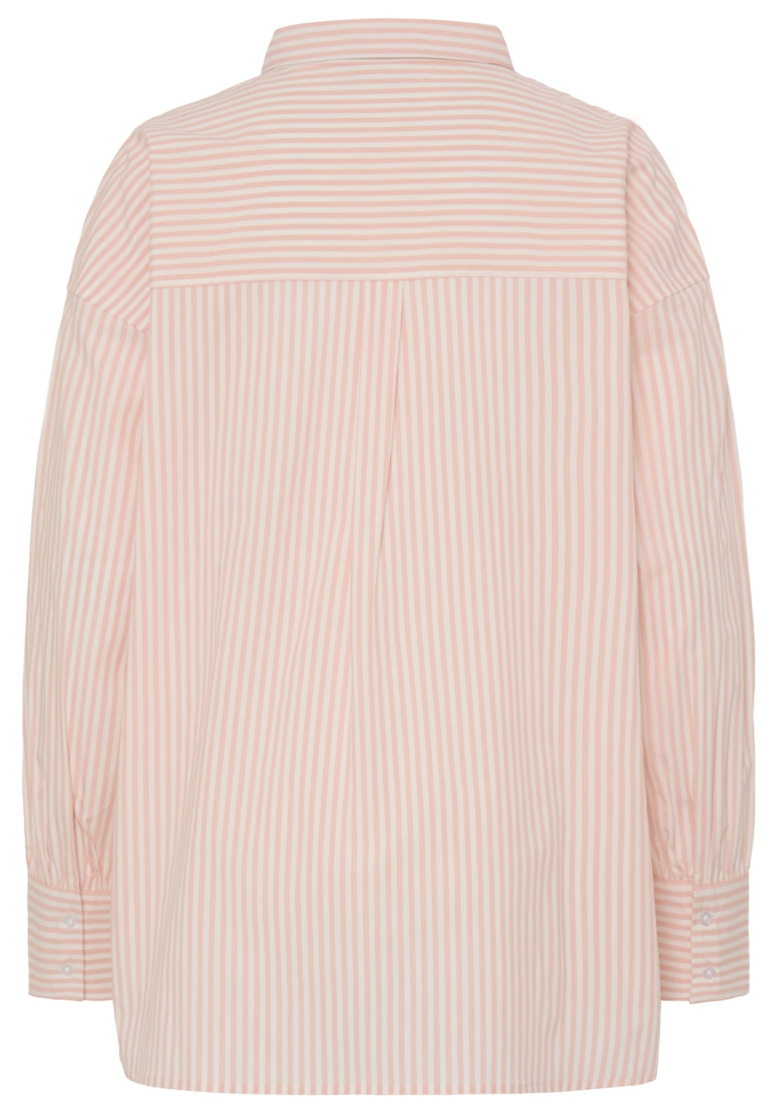 Fransa Classic Striped Shirt - Rose Smoke White Stripe 3 Shaws Department Stores