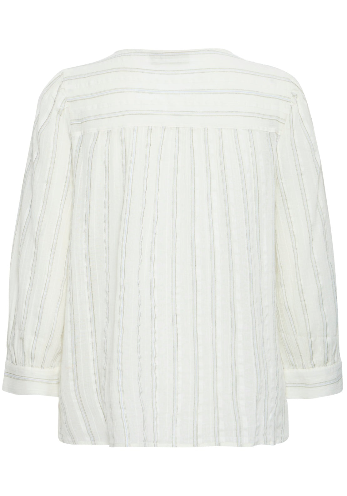 Regular Fit Stripe Shirt - Green Blue Stripe