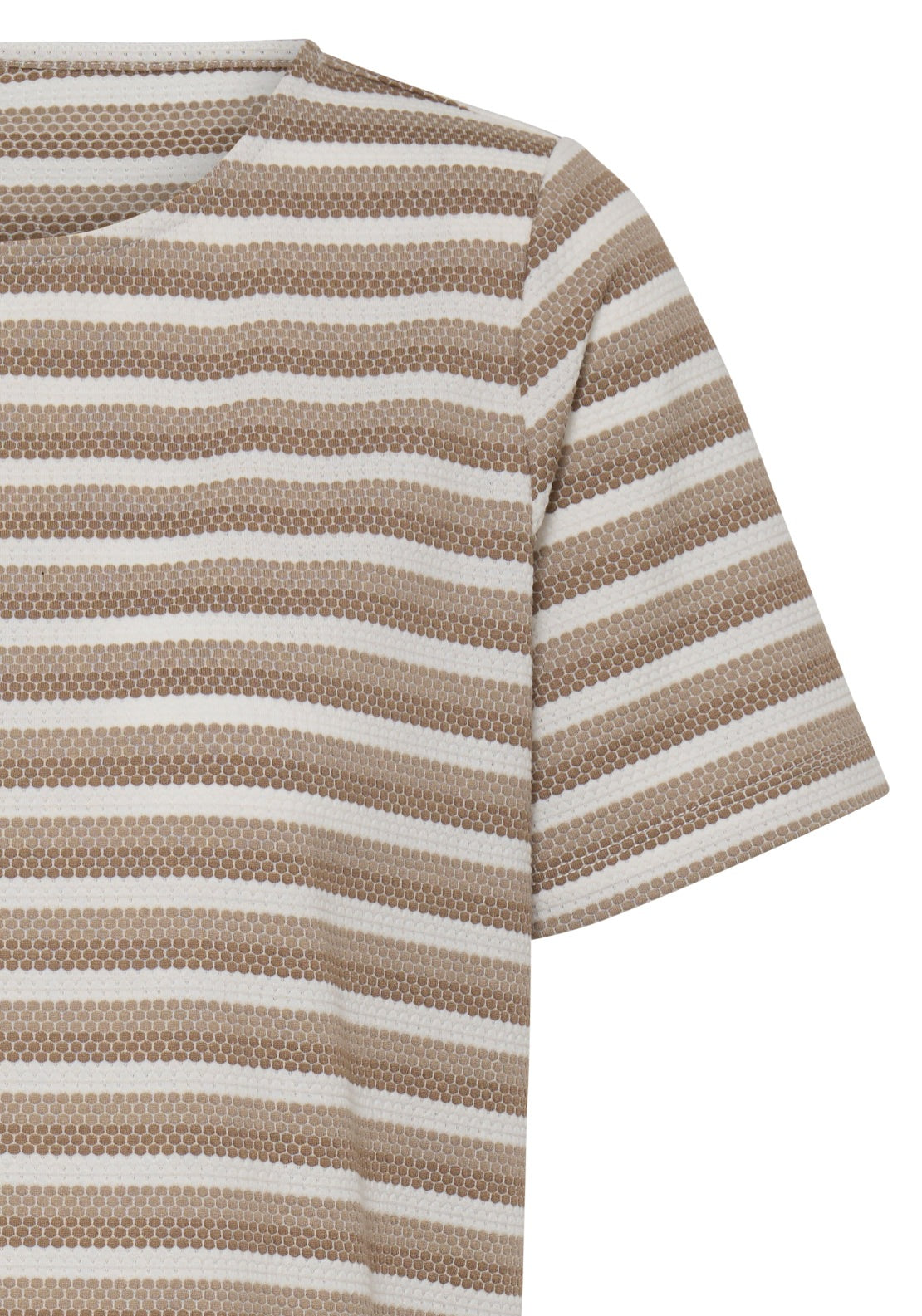 Striped Crew Neck T-Shirt - Mountain T. Stripe