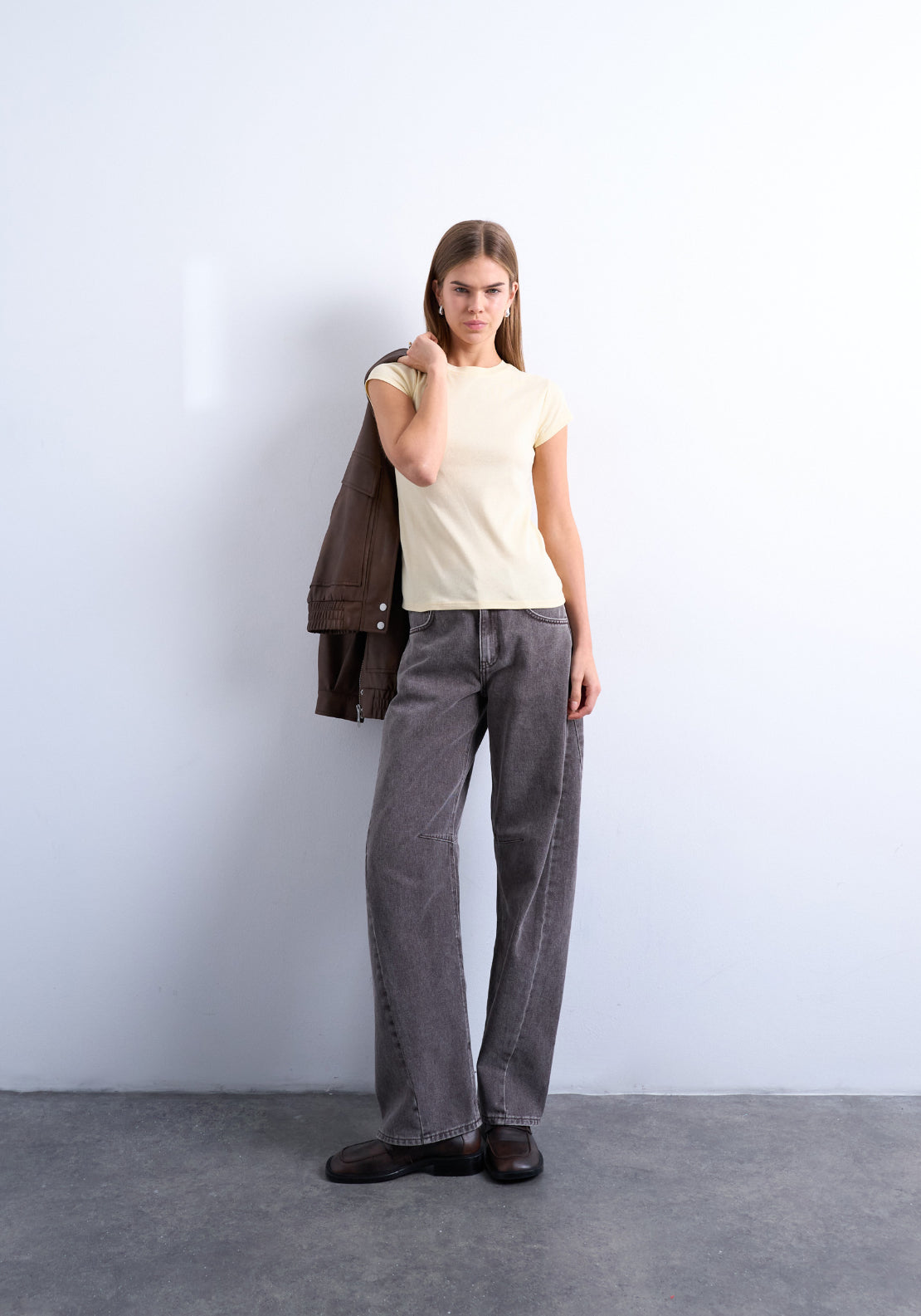 Everyday Short sleeve Top - Pale Banana