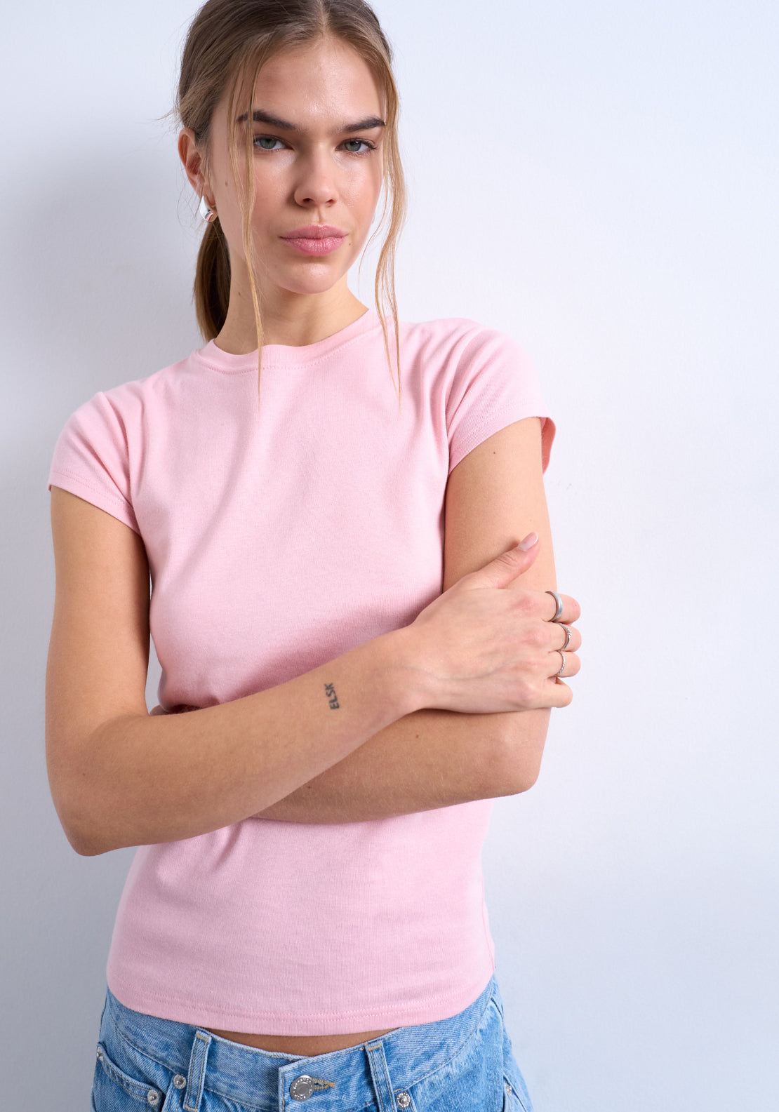 Everyday Short sleeve Top - Pink Cosmos