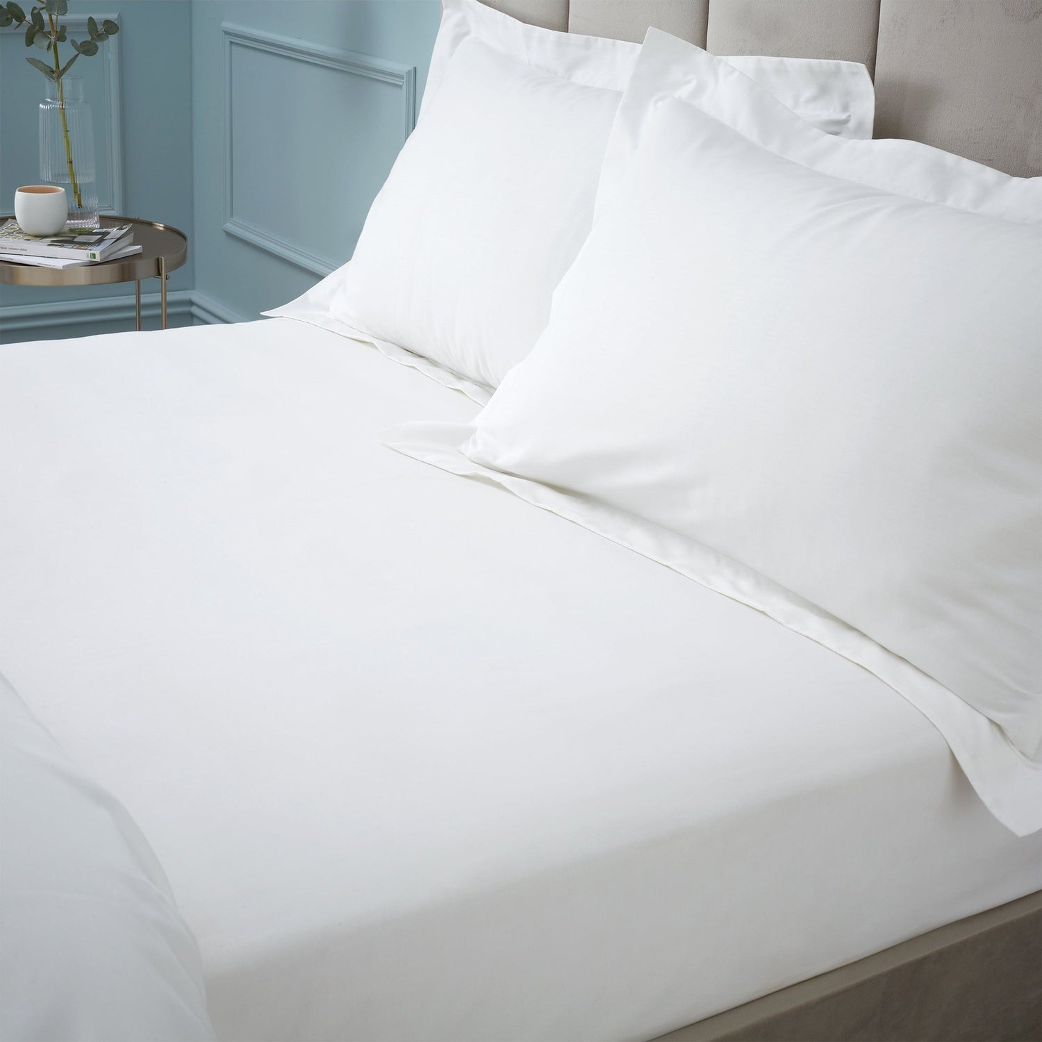 Bianca 180 Thread Count 100% Egyptian Cotton Fitted Sheet 1 Shaws Department Stores