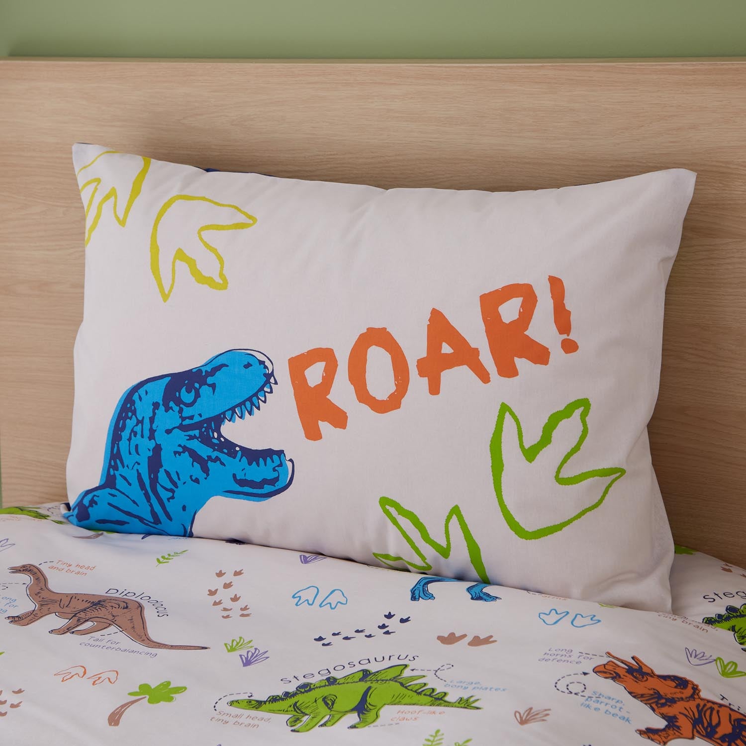 The Home Luxury Collection Dinosaurs Duvet Cover Set 3 Shaws Department Stores