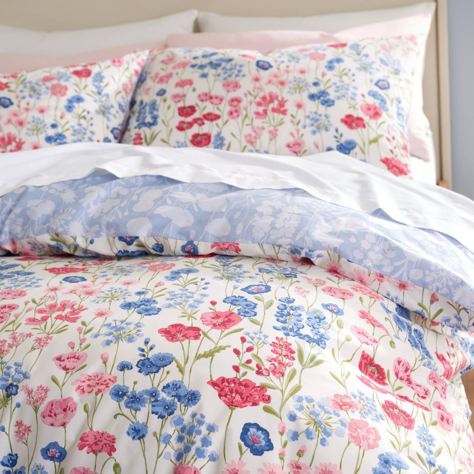 Bianca Olivia Floral 200 Thread Count Cotton Duvet Cover Set 4 Shaws Department Stores