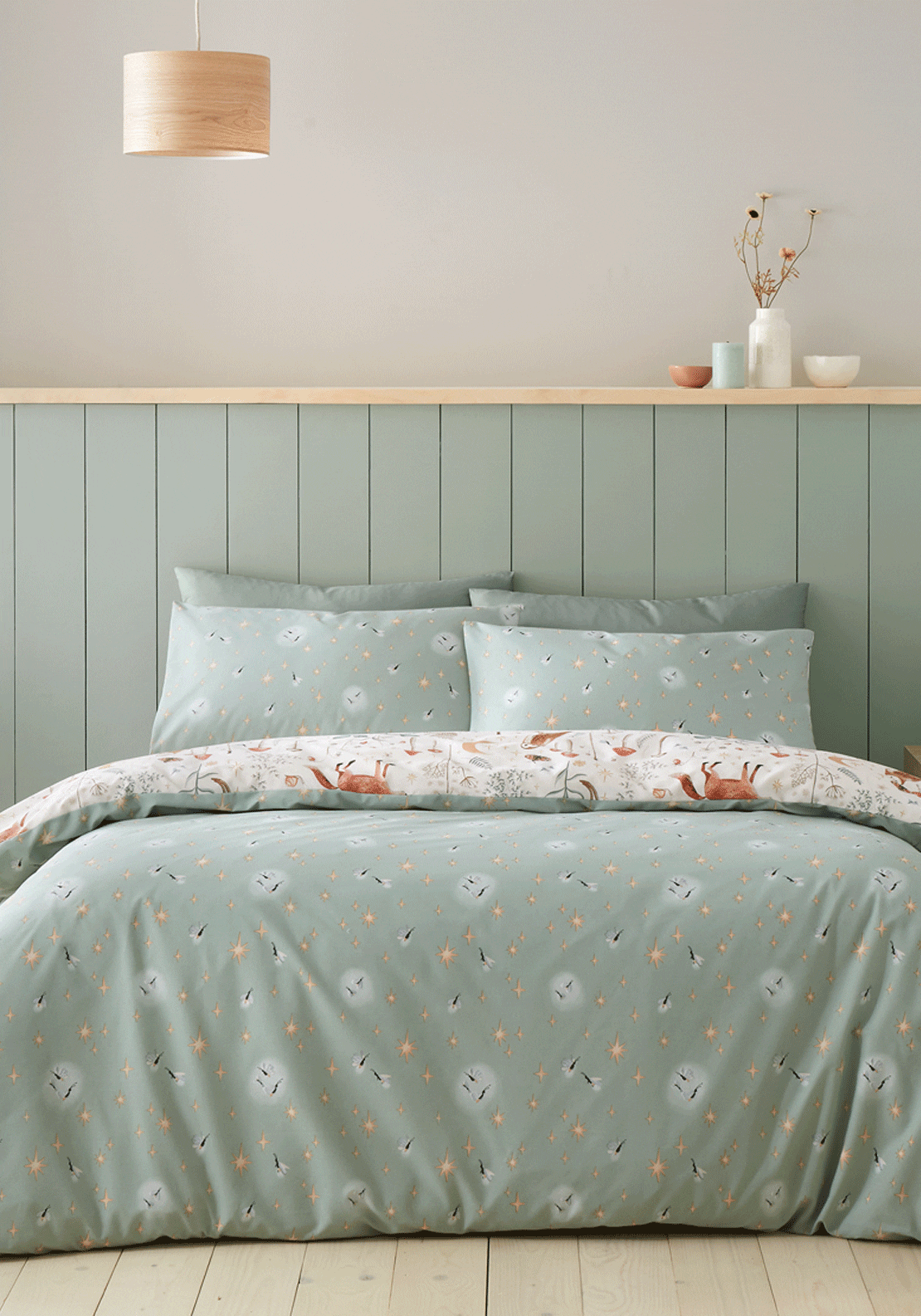 The Home Collection Nightfall Animals Duvet Cover Set - Nude 2 Shaws Department Stores