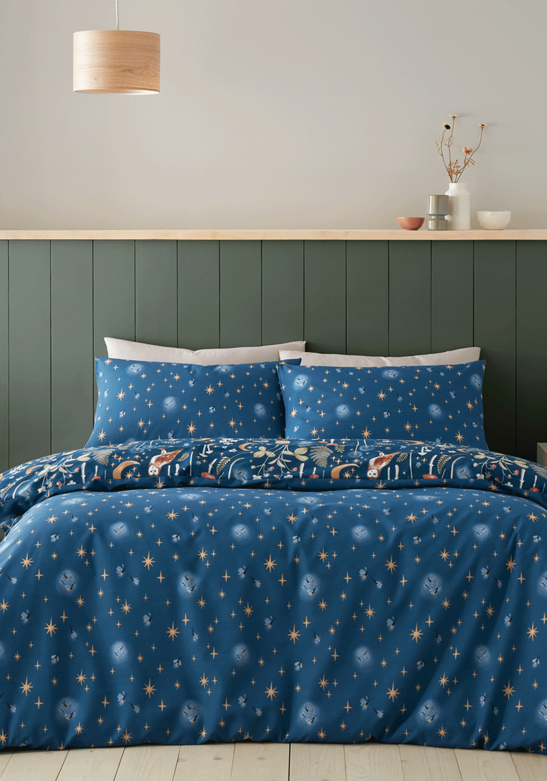 The Home Collection Nightfall Animals Duvet Cover Set - Navy 2 Shaws Department Stores