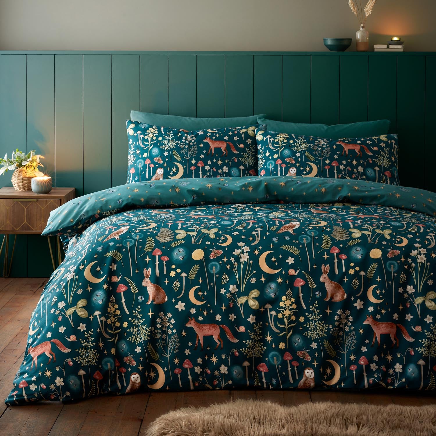 Catherine Lansfield Enchanted Twilight Duvet Cover Set 1 Shaws Department Stores