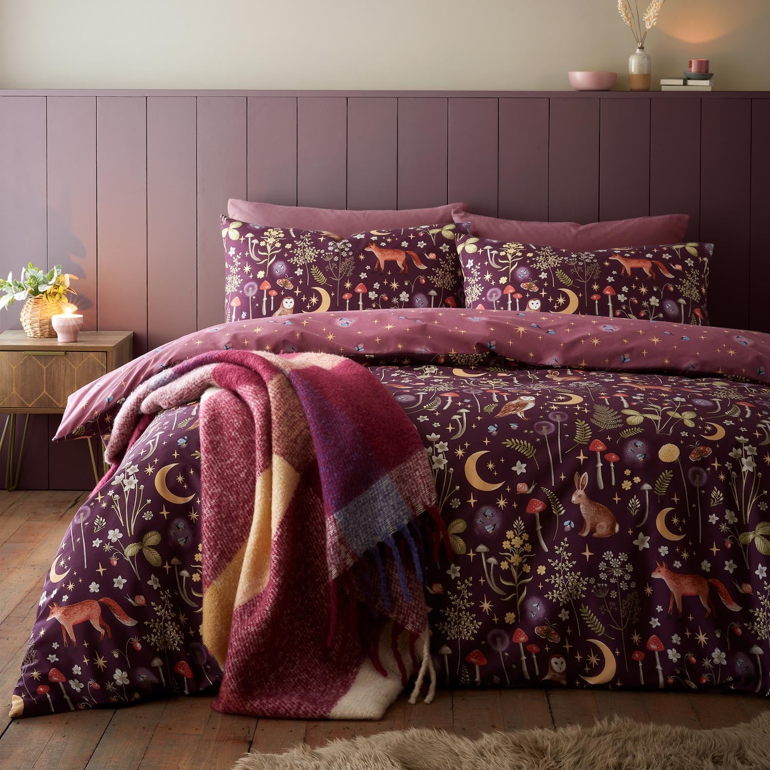 Catherine Lansfield Enchanted Twilight Duvet Cover Set 2 Shaws Department Stores