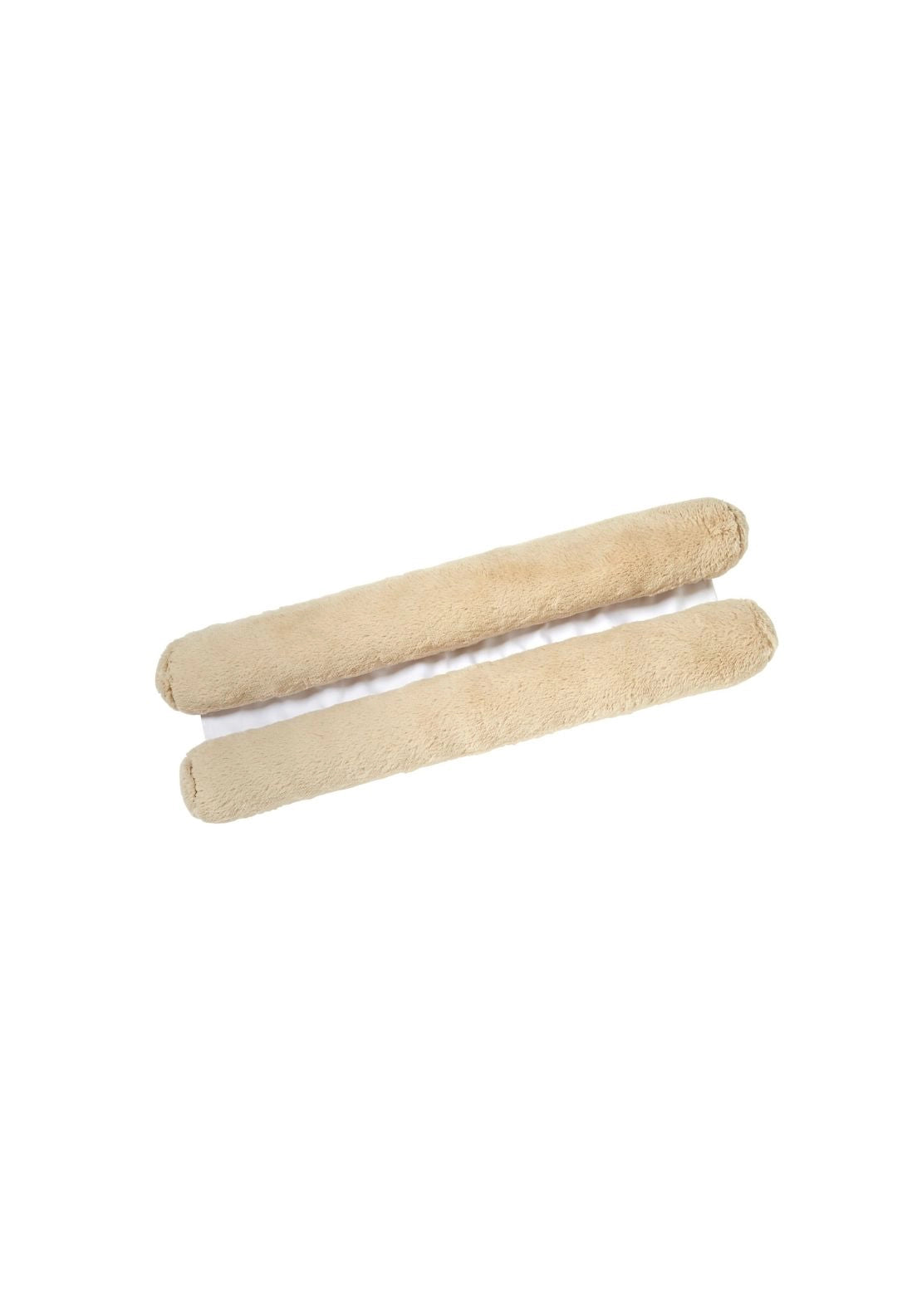 Faux Fur Double Sided Under Door Draught Excluder - Beige