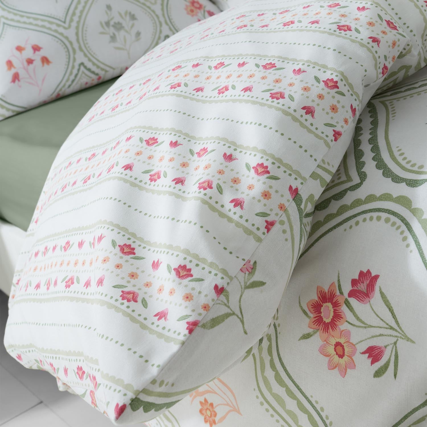 The Home Luxury Collection Trellis Floral Duvet Cover Set 4 Shaws Department Stores
