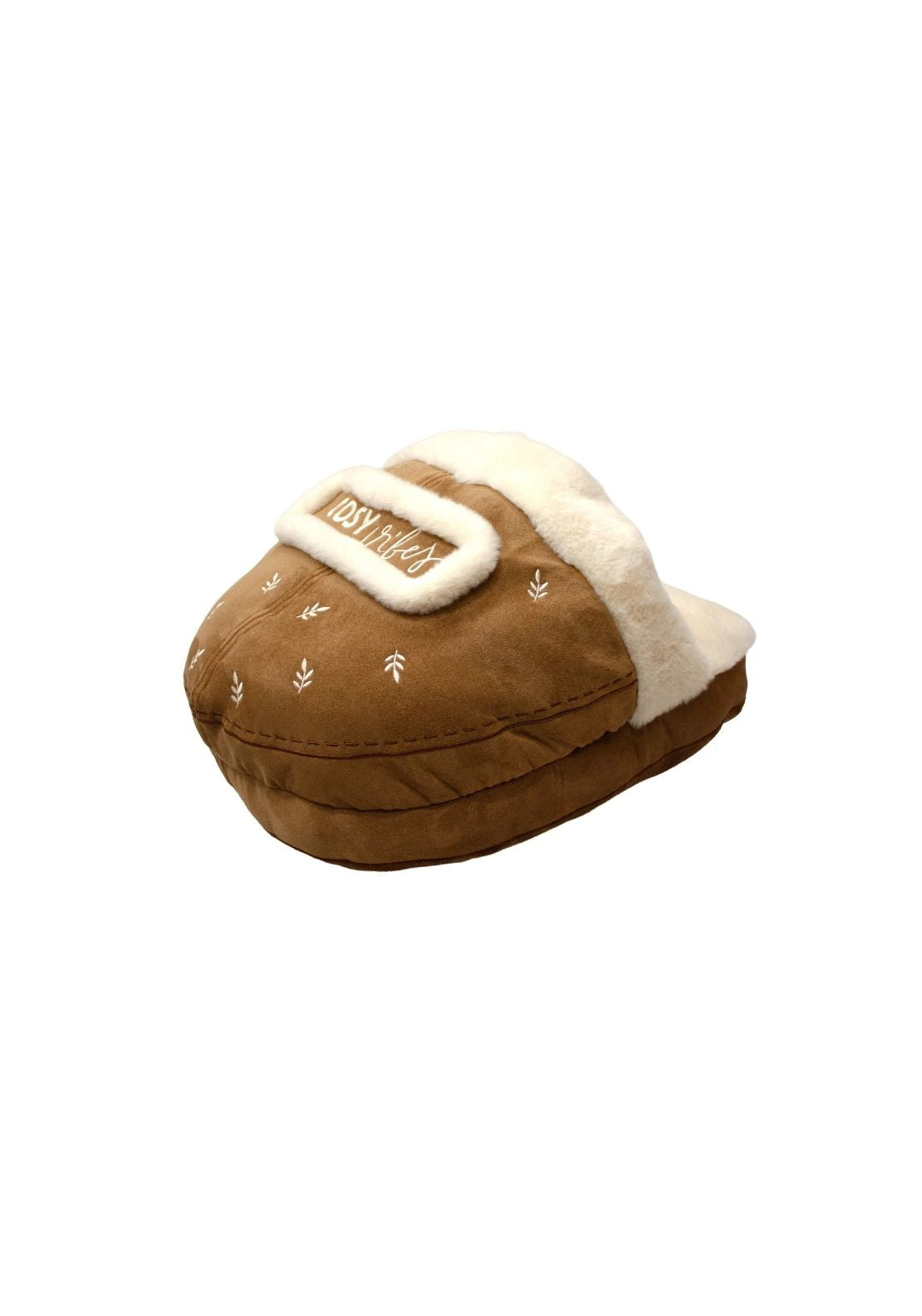 Something Special Comfy Feet Cozy Vibes Luxury Massage Slipper - Tan 1 Shaws Department Stores