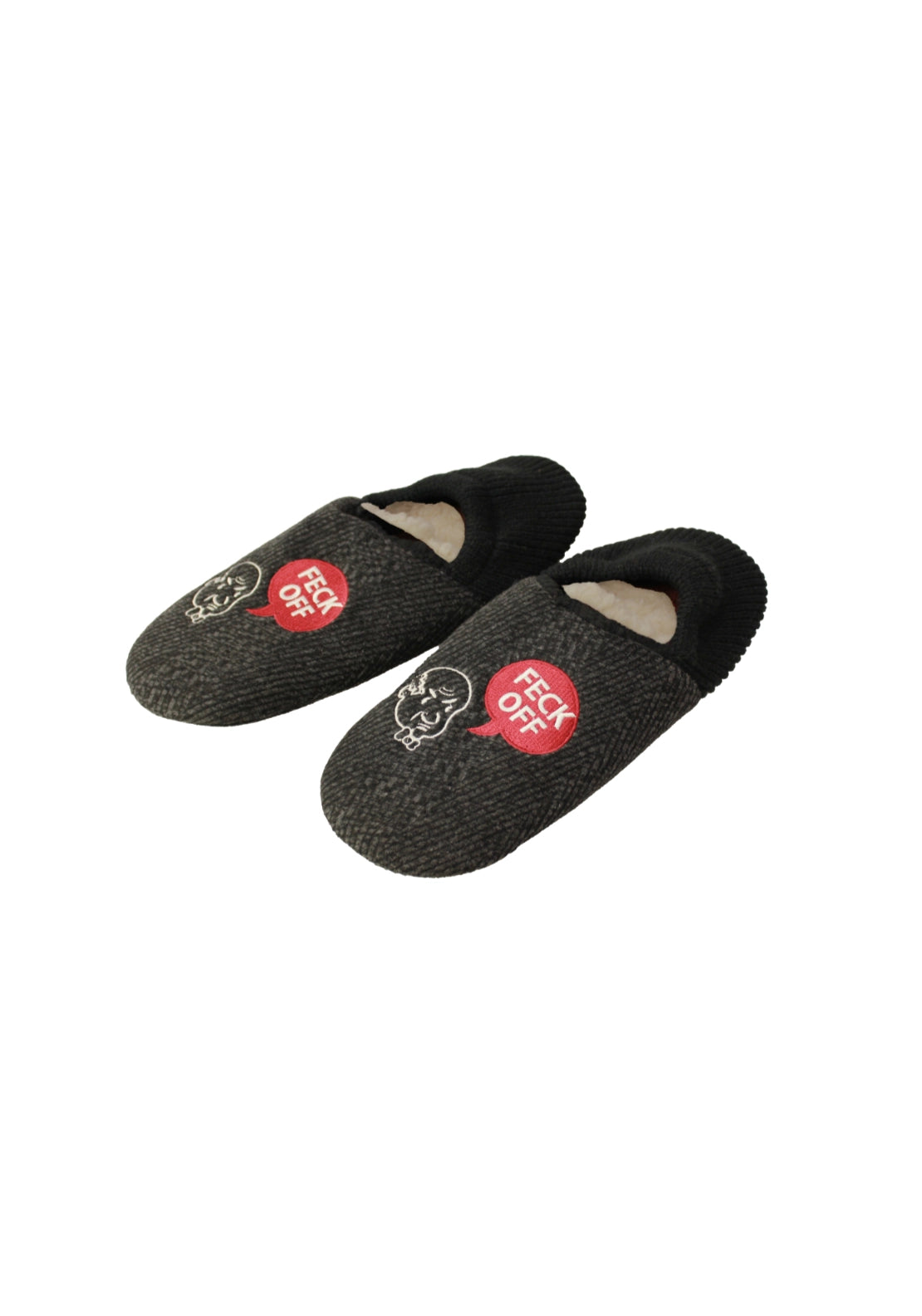 Something Special Gents Novelty Cabin Slipper - Feck Off 2 Shaws Department Stores
