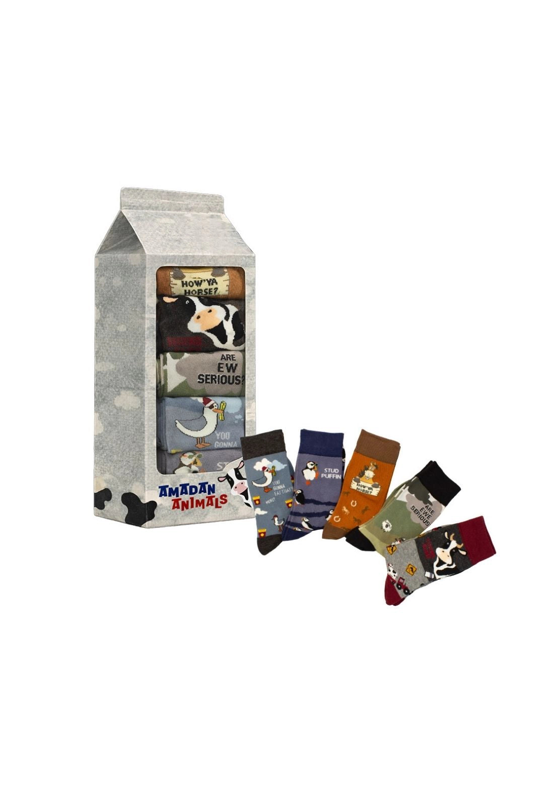 Something Special Amadan Animal Of Ireland 5 Pair Socks - Amadan 1 Shaws Department Stores