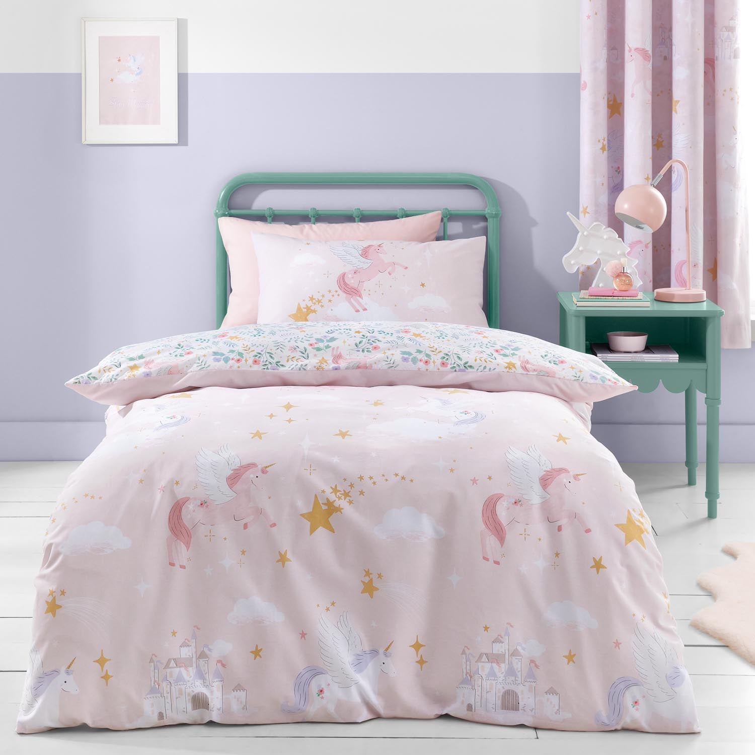 The Home Luxury Collection Magical Unicorn Duvet Cover Set 2 Shaws Department Stores