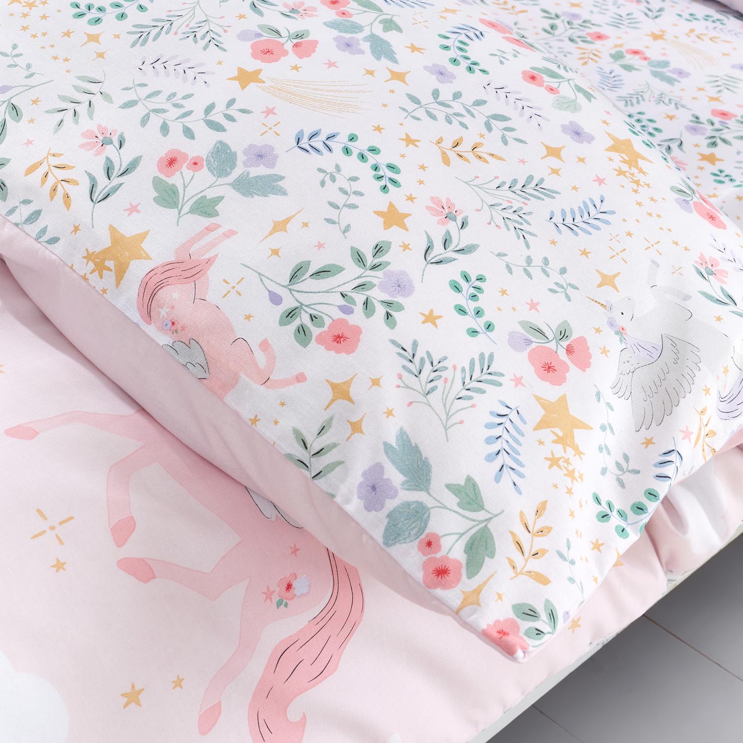 The Home Luxury Collection Magical Unicorn Duvet Cover Set 5 Shaws Department Stores