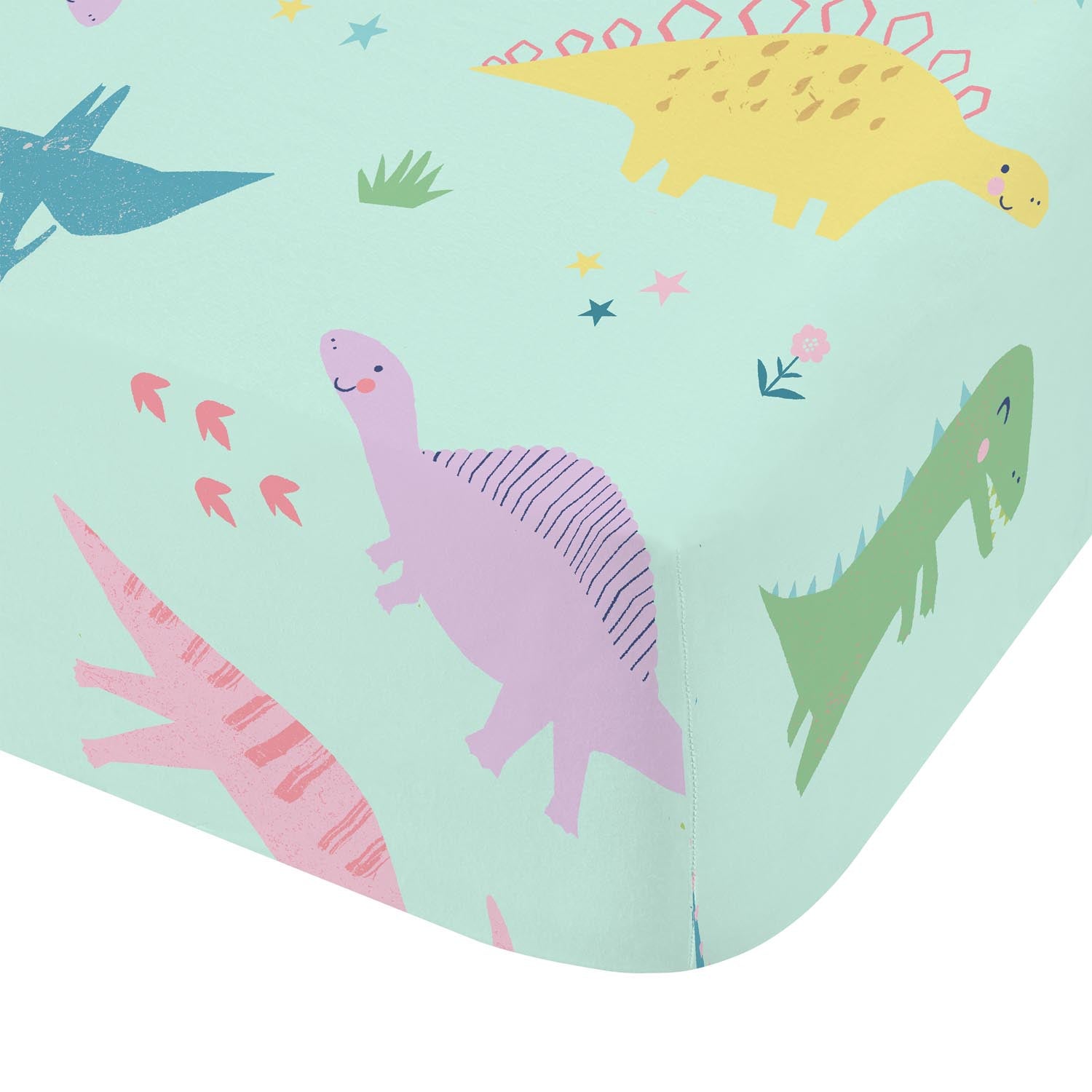 The Home Luxury Collection Loveable Dinosaur Fitted Sheet 2 Shaws Department Stores