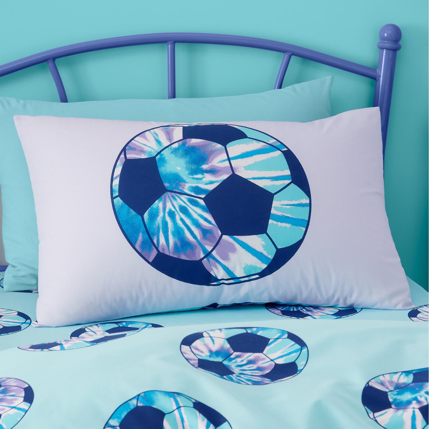 The Home Luxury Collection Tie Dye Football Duvet Cover Set 2 Shaws Department Stores