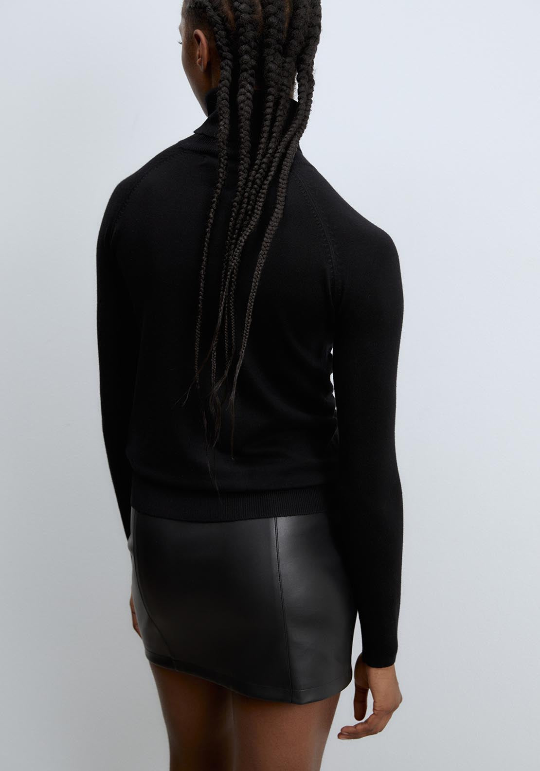 Sfera Basic high-neck top - Black 6 Shaws Department Stores
