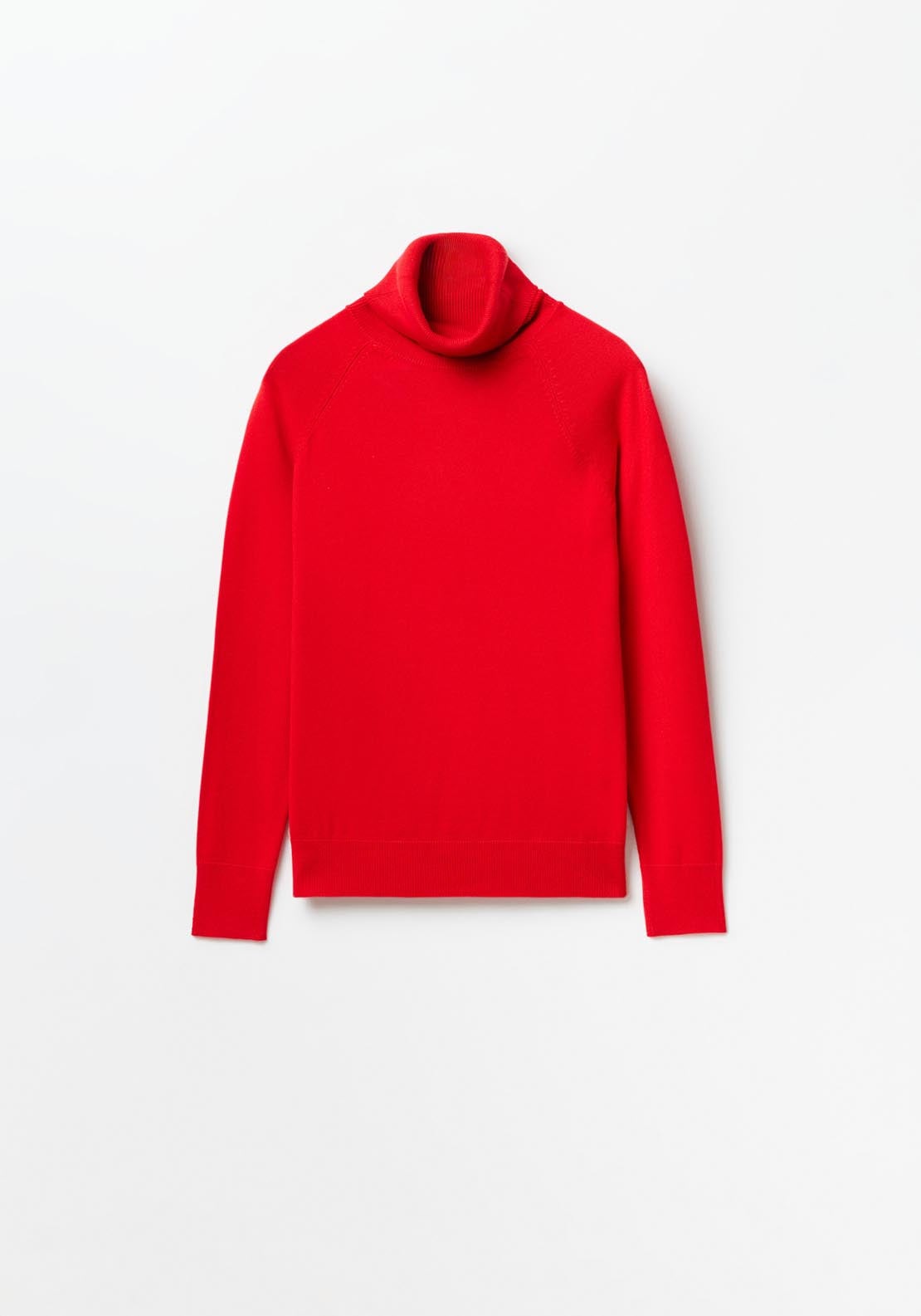 Sfera Basic high-neck top - Red 6 Shaws Department Stores
