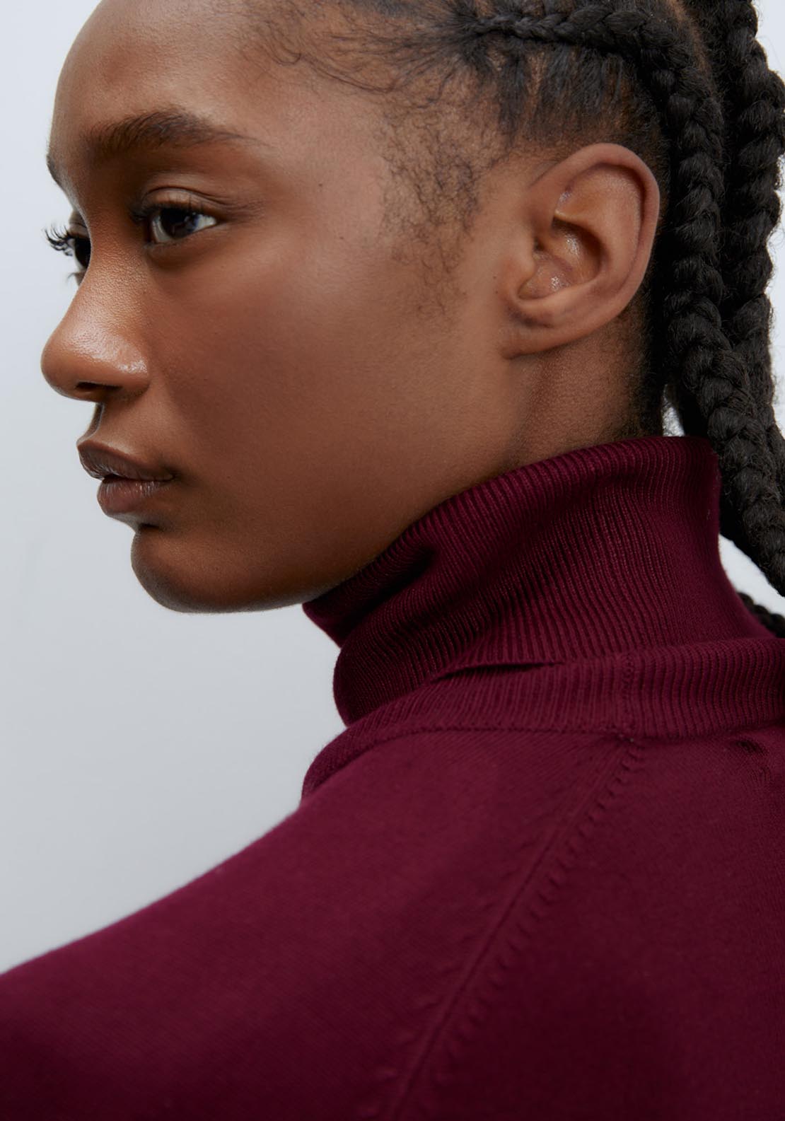 Sfera Basic high-neck top - Currant 5 Shaws Department Stores