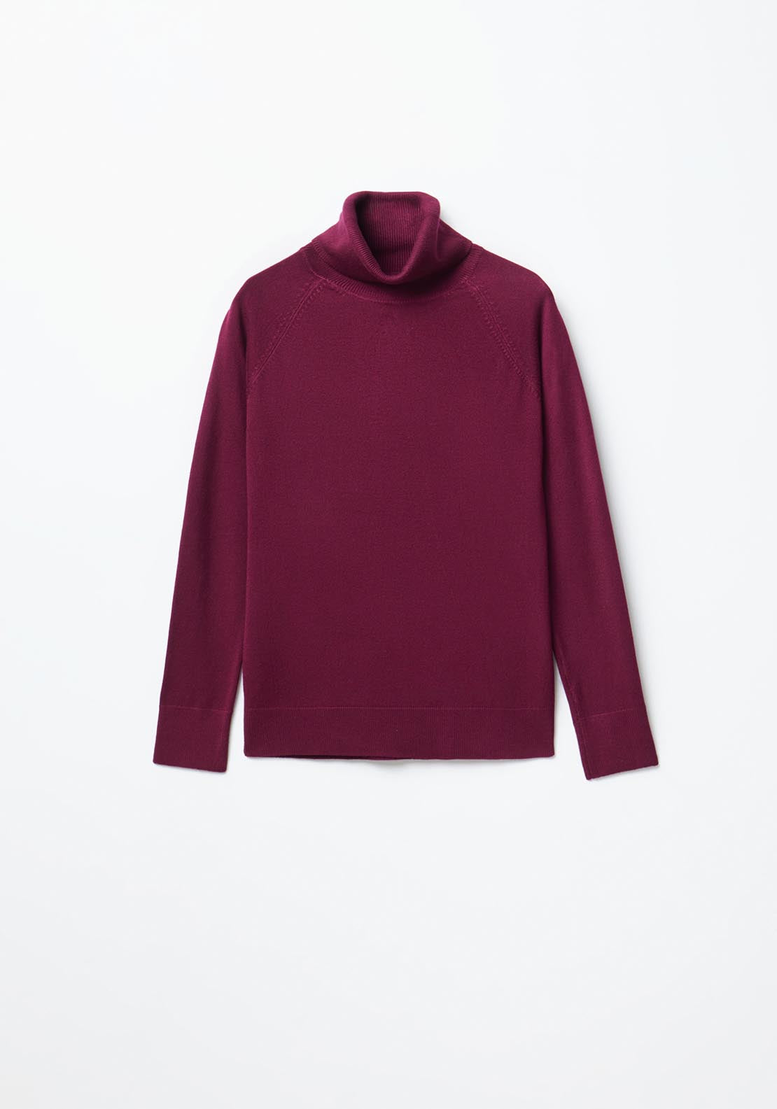 Sfera Basic high-neck top - Currant 6 Shaws Department Stores