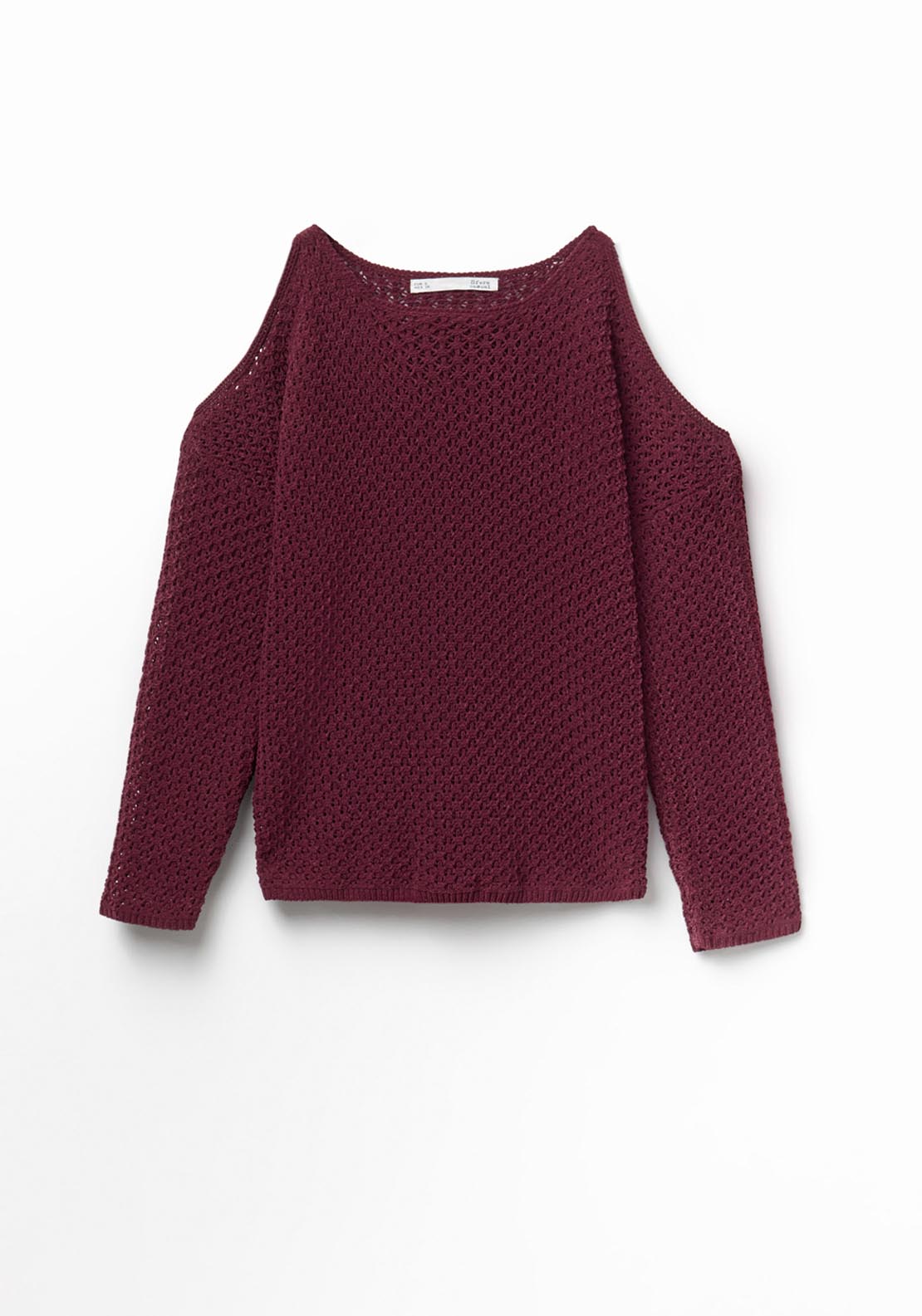 Sfera Cut Out Sweater - Red 4 Shaws Department Stores
